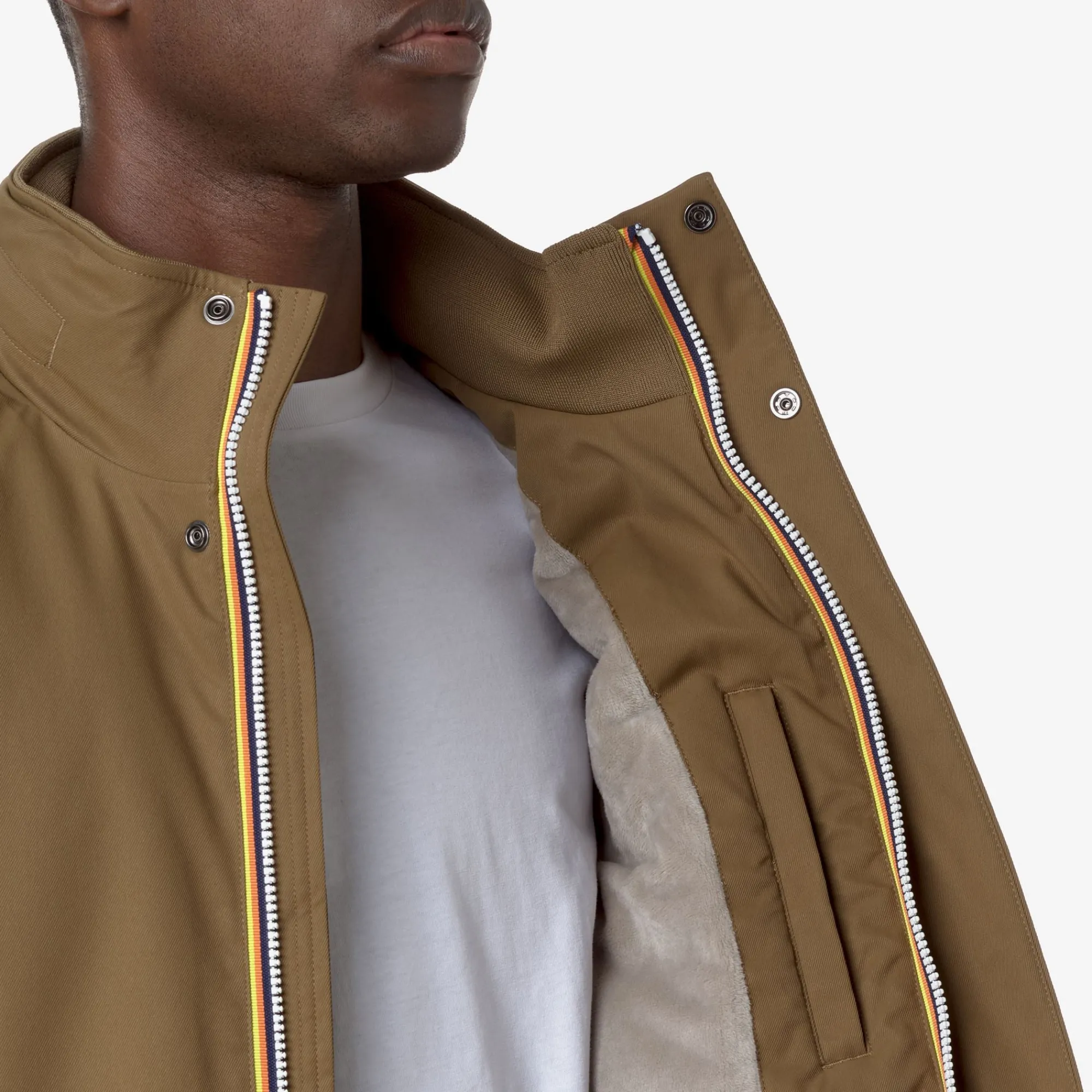 Uomo K-Way Giacche Corte^AMAURY TWILL MARMOTTA
