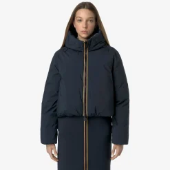 Donna K-Way Giacche Corte^BRIEN VELVET THERMO REVERSIBLE