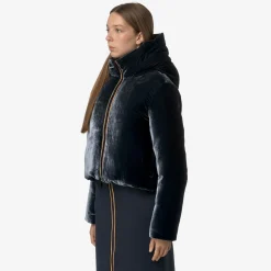 Donna K-Way Giacche Corte^BRIEN VELVET THERMO REVERSIBLE