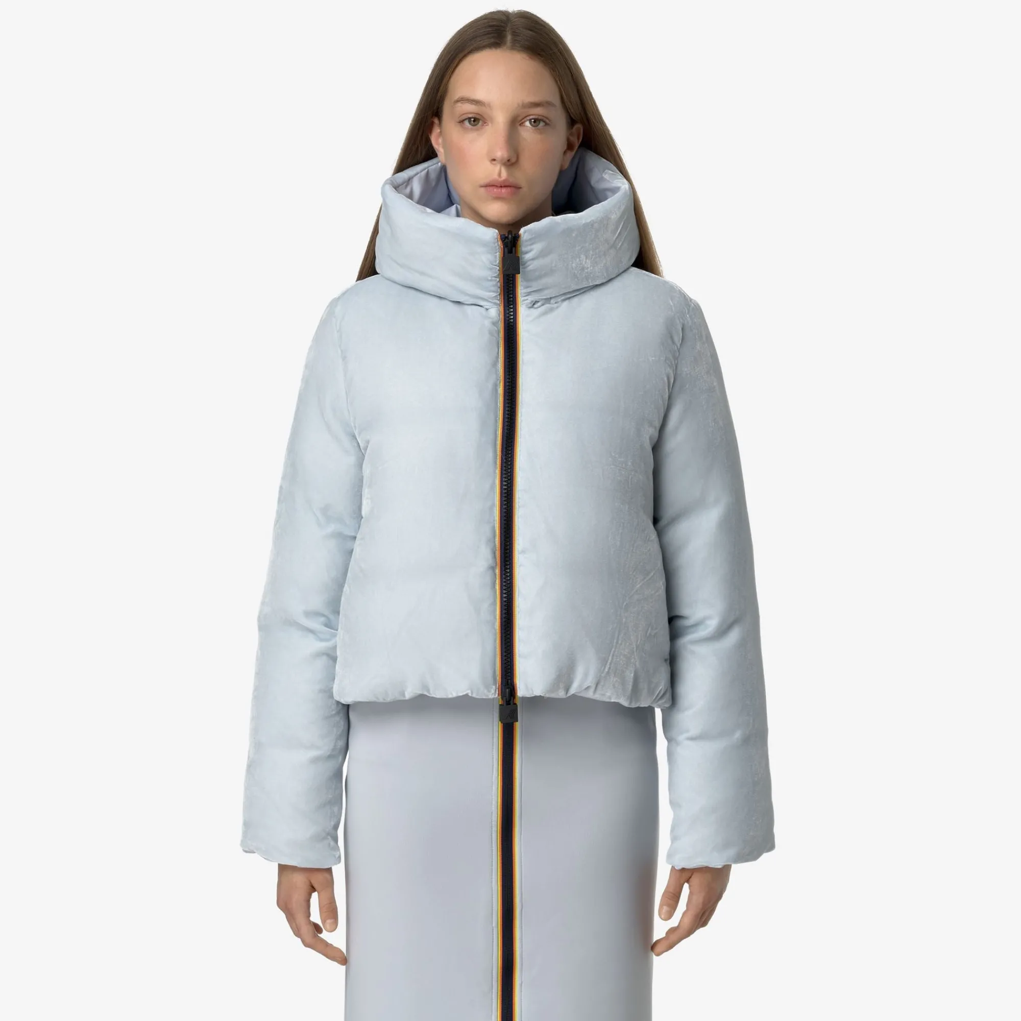 Donna K-Way Giacche Corte^BRIEN VELVET THERMO REVERSIBLE