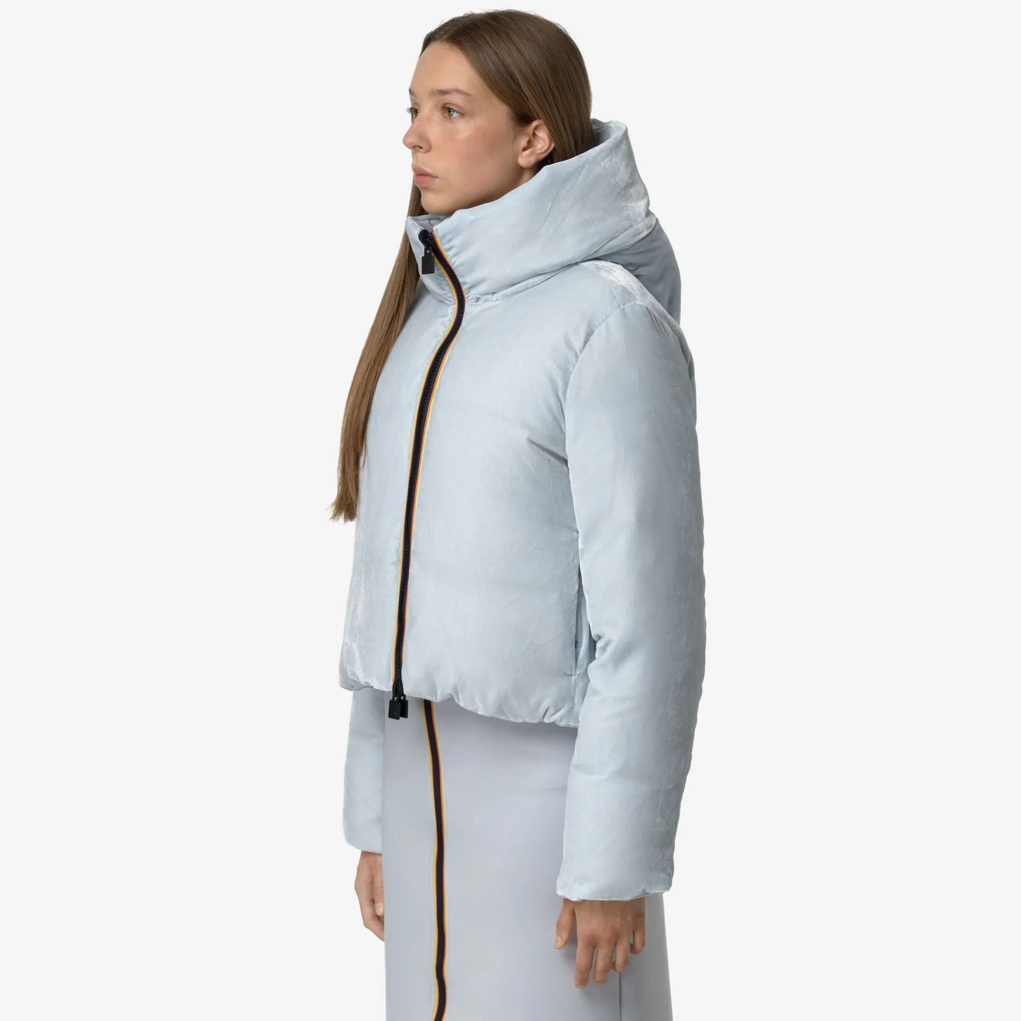 Donna K-Way Giacche Corte^BRIEN VELVET THERMO REVERSIBLE