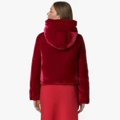 Donna K-Way Giacche Corte^BRIEN VELVET THERMO REVERSIBLE