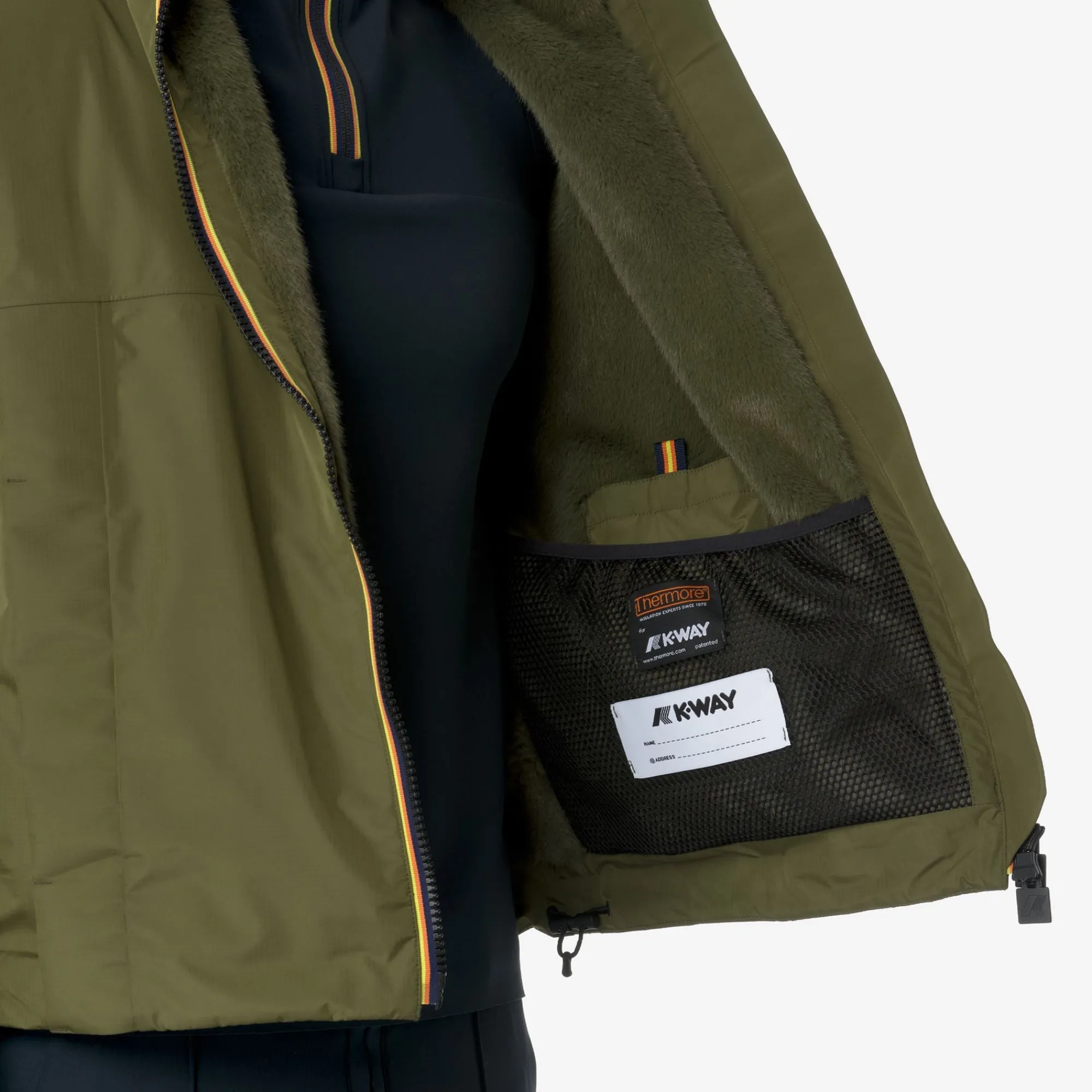 Uomo K-Way Giacche Corte^CLAUDER TECH ECO FUR