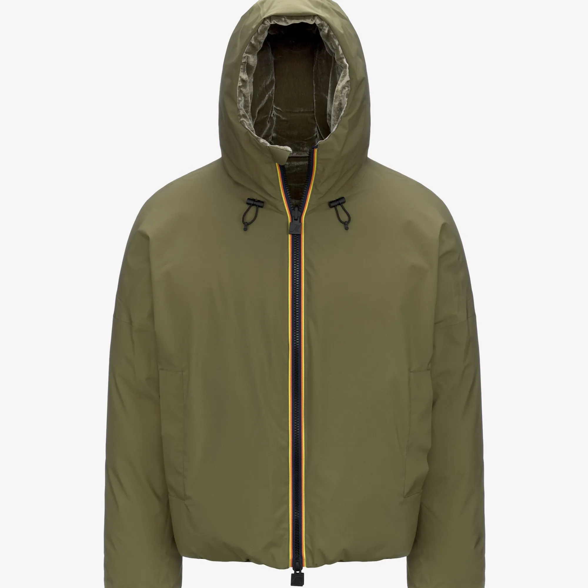 Uomo K-Way Giacche Corte^CLAUDER VELVET THERMO REVERSIBLE