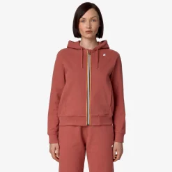Donna K-Way Felpe^DELINE FLEECE PEACH
