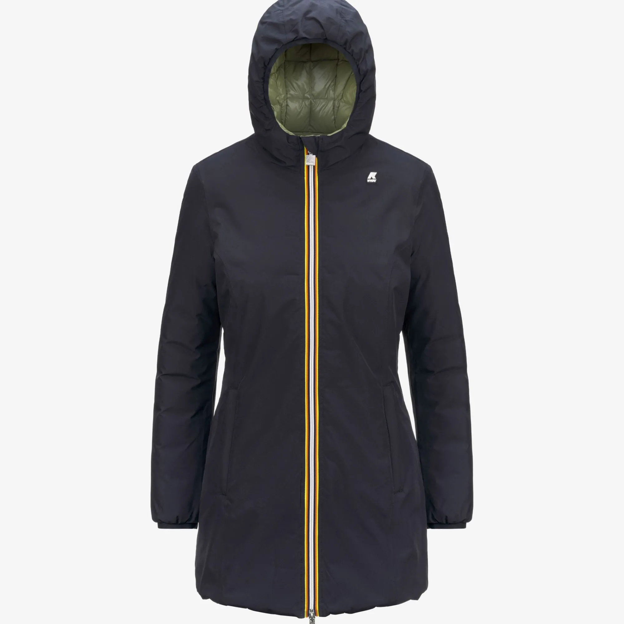 Donna K-Way Piumini E Giacche Lunghe^DENISE ST THERMO REVERSIBLE