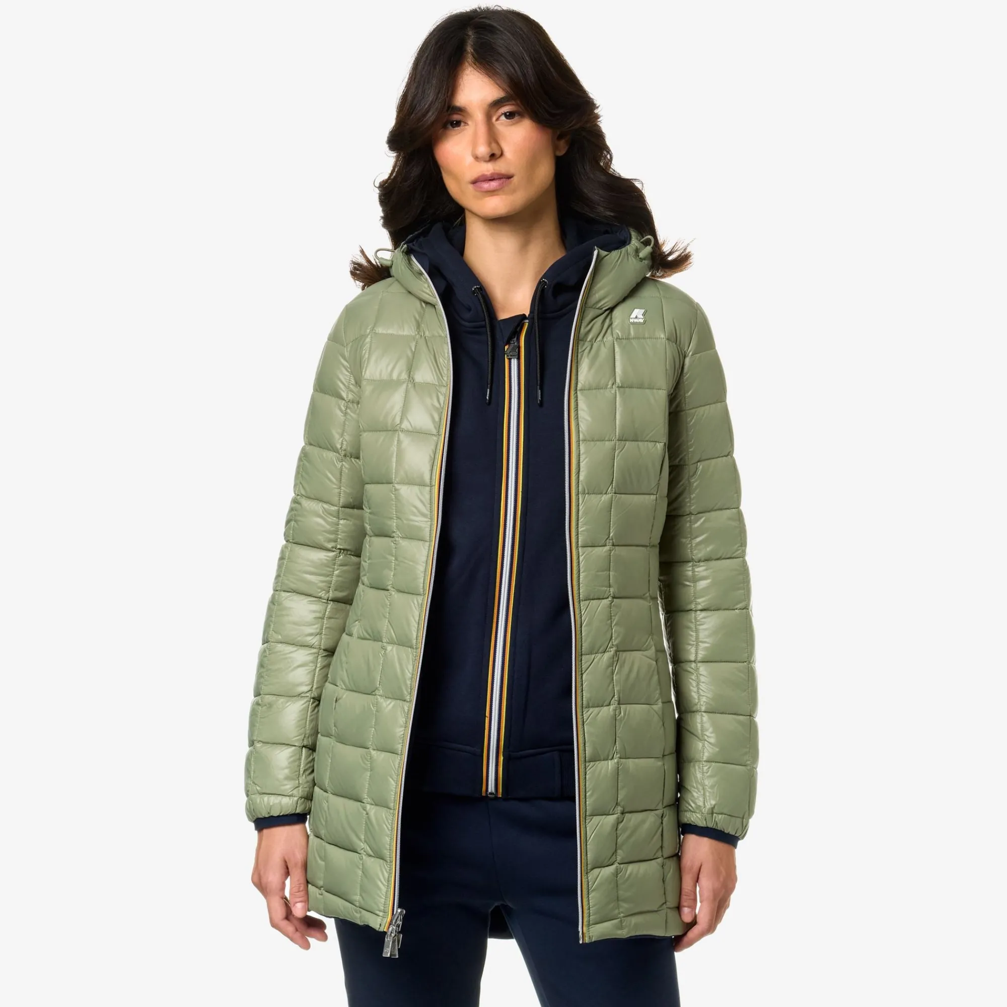 Donna K-Way Piumini E Giacche Lunghe^DENISE ST THERMO REVERSIBLE