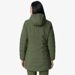 Donna K-Way Piumini E Giacche Lunghe^DENISE ST THERMO REVERSIBLE