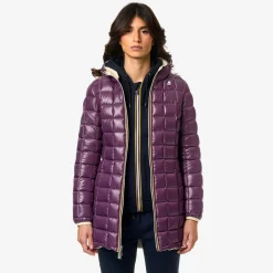 Donna K-Way Piumini E Giacche Lunghe^DENISE ST THERMO REVERSIBLE