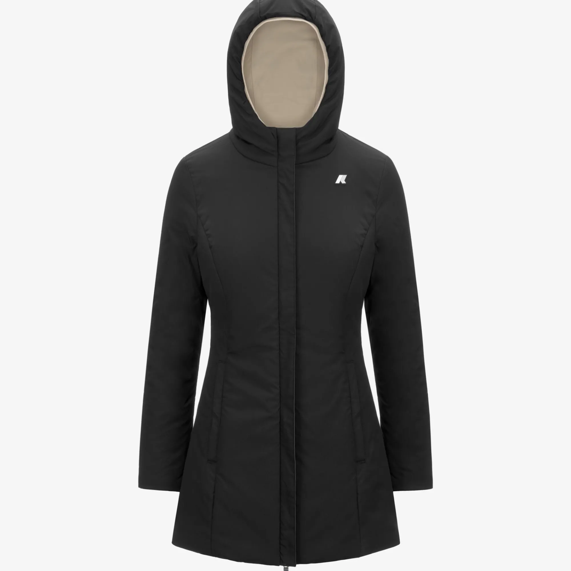 Donna K-Way Piumini E Giacche Lunghe^DENISE ST WARM REVERSIBLE