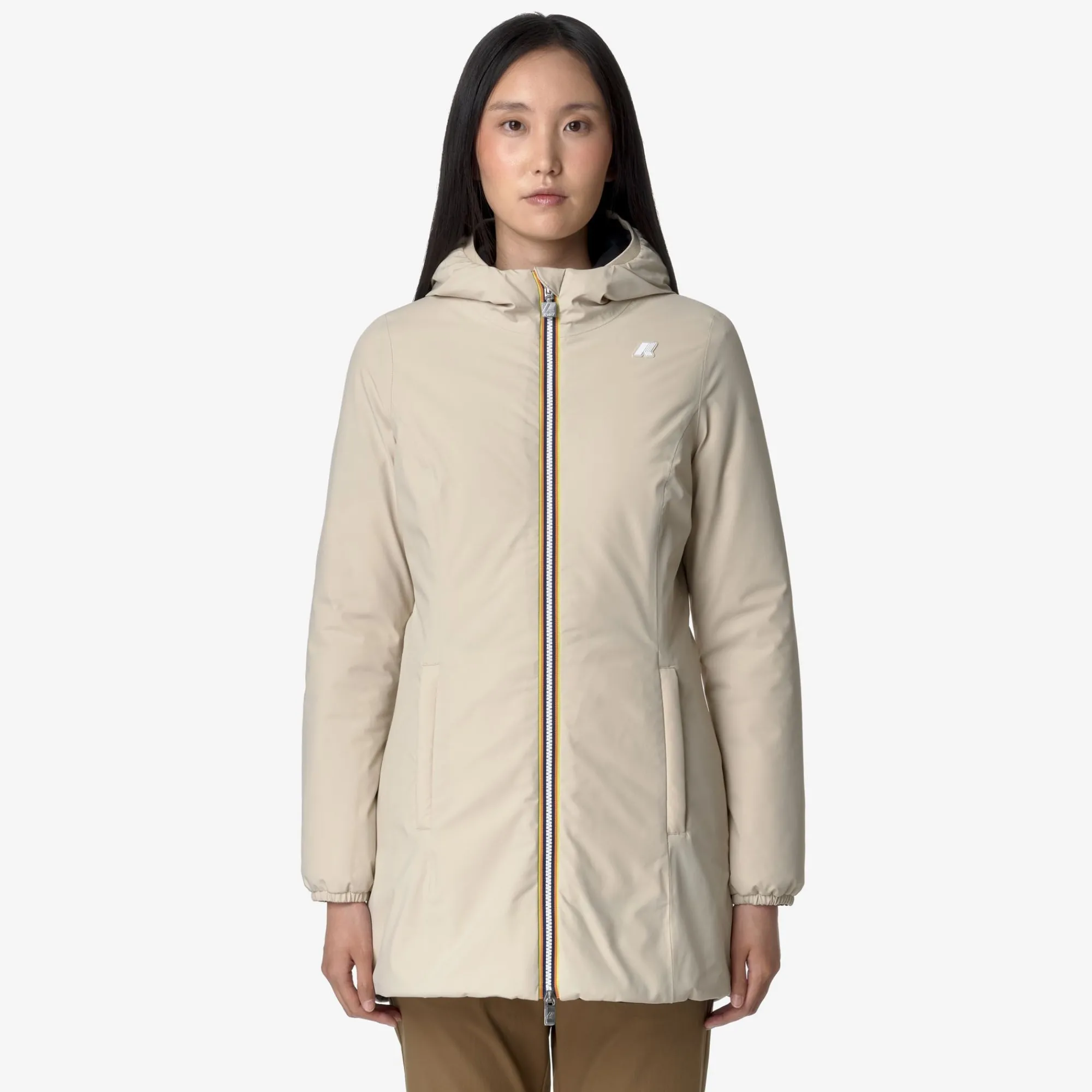 Donna K-Way Piumini E Giacche Lunghe^DENISE ST WARM REVERSIBLE