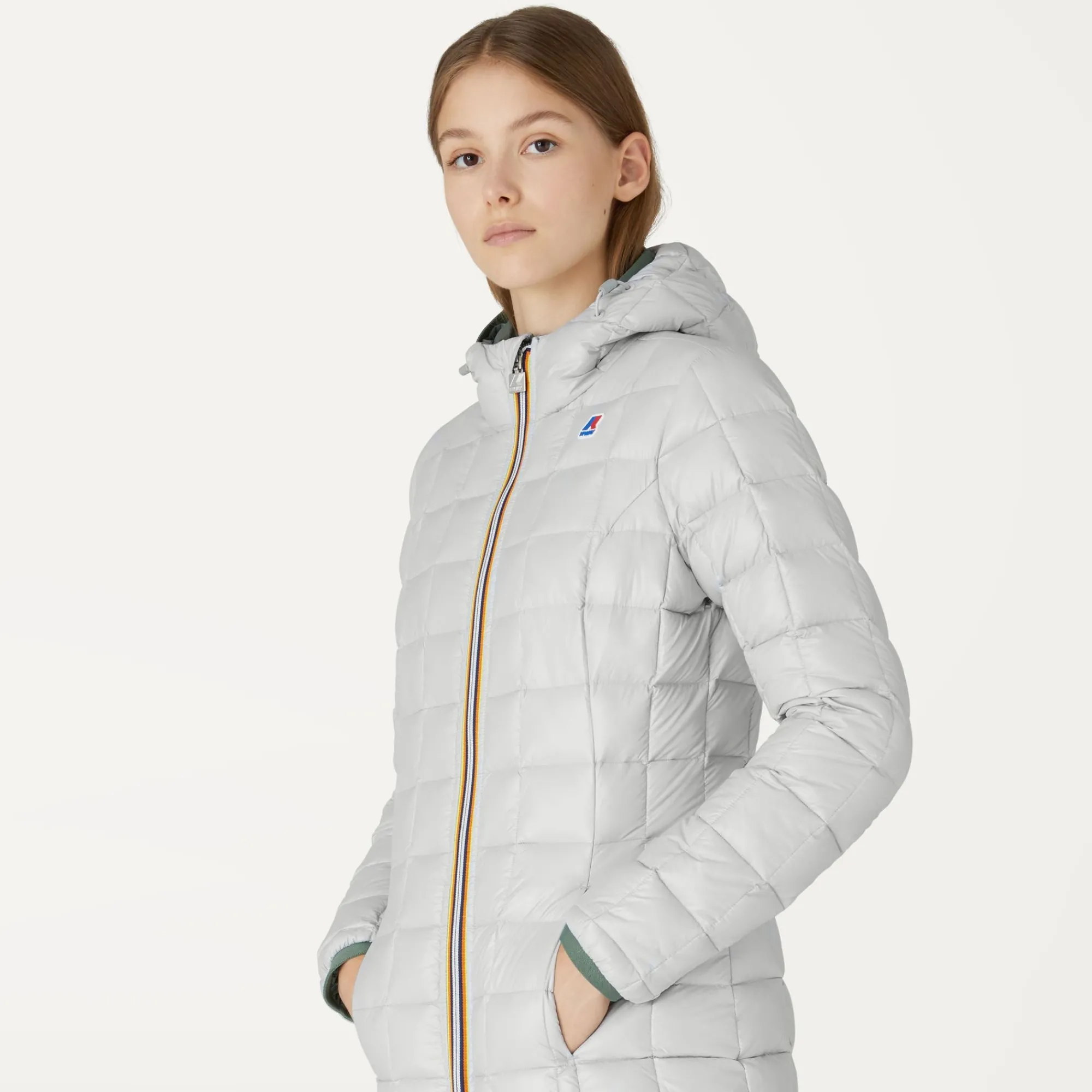 Donna K-Way Piumini E Giacche Lunghe^DENISE THERMO PLUS.2 REVERSIBLE