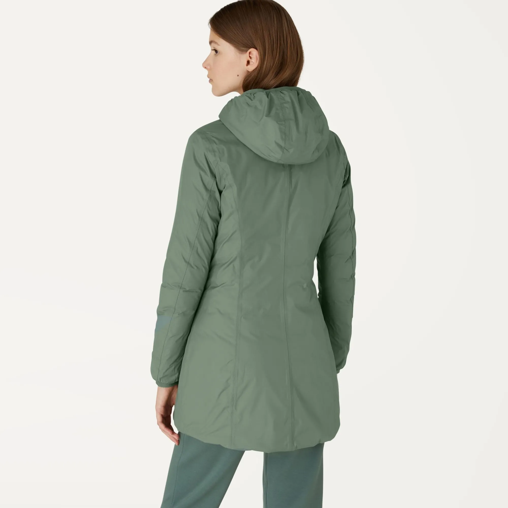 Donna K-Way Piumini E Giacche Lunghe^DENISE THERMO PLUS.2 REVERSIBLE
