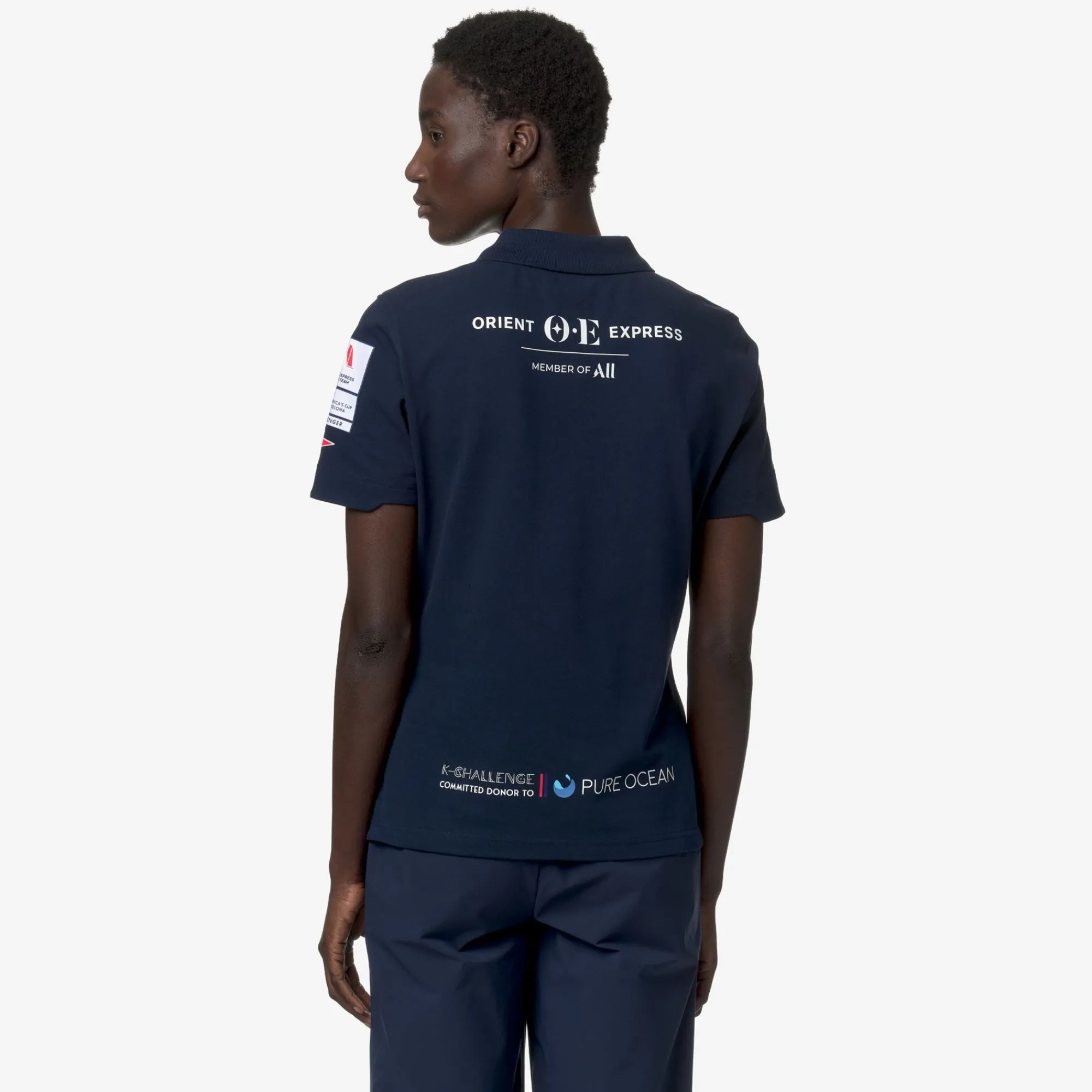 Donna K-Way Polo^DROSINE ORIENT EXPRESS TEAM AC