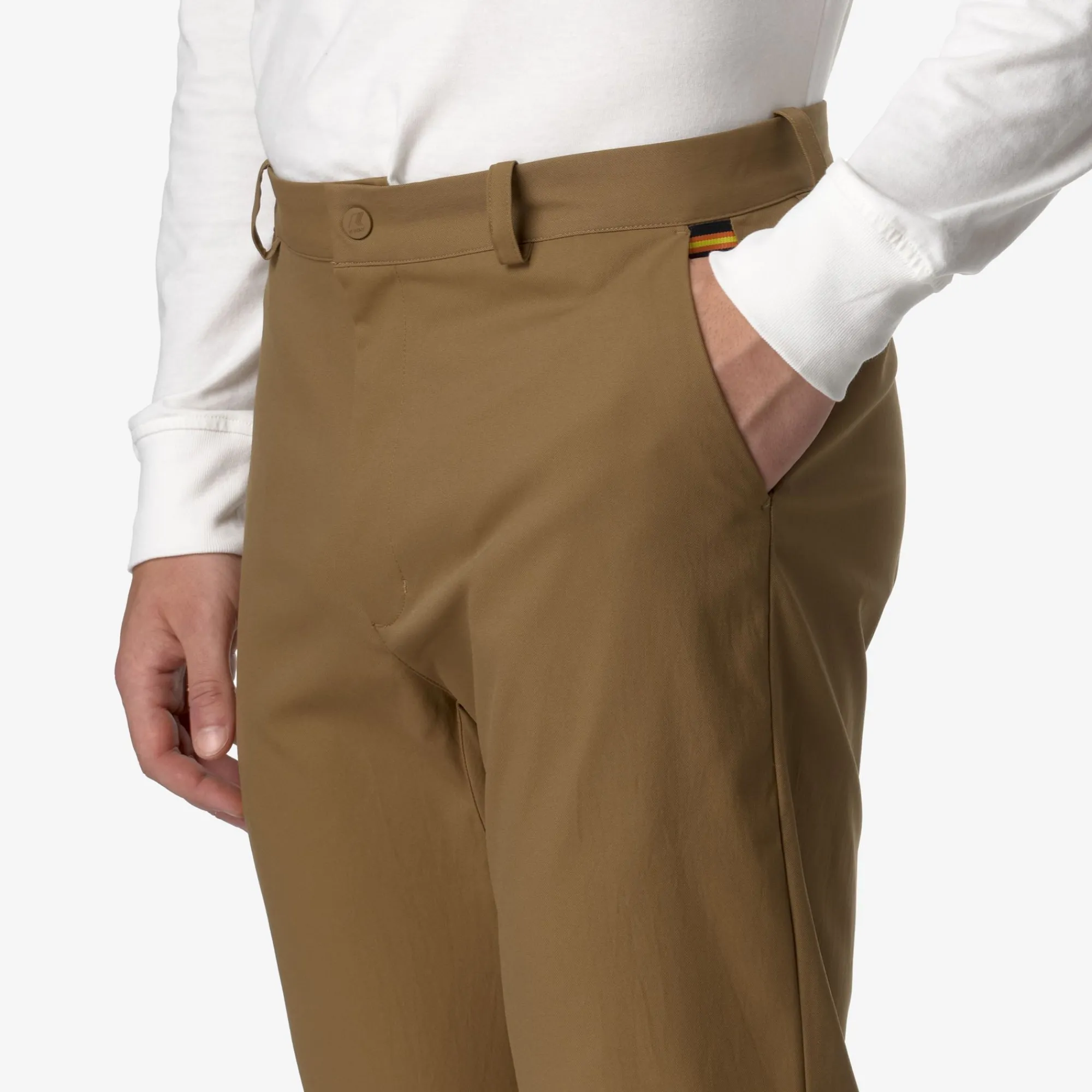 Donna K-Way Pantaloni|Pantaloni^ELIA TWILL PEACH