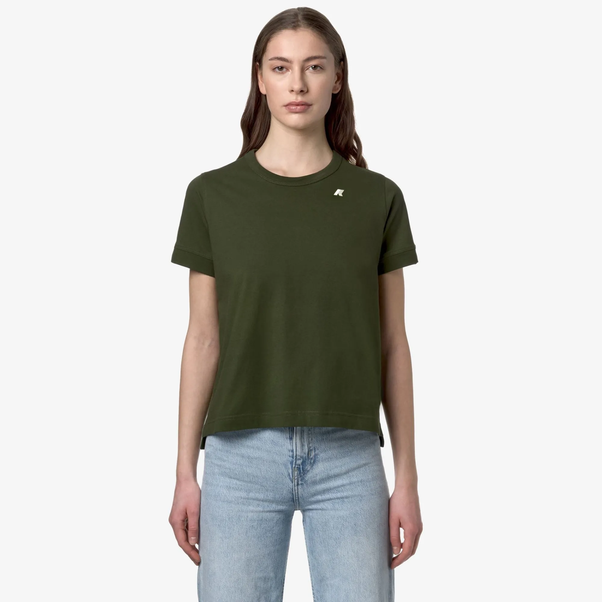 Donna K-Way T-shirt^EMEL JERSEY