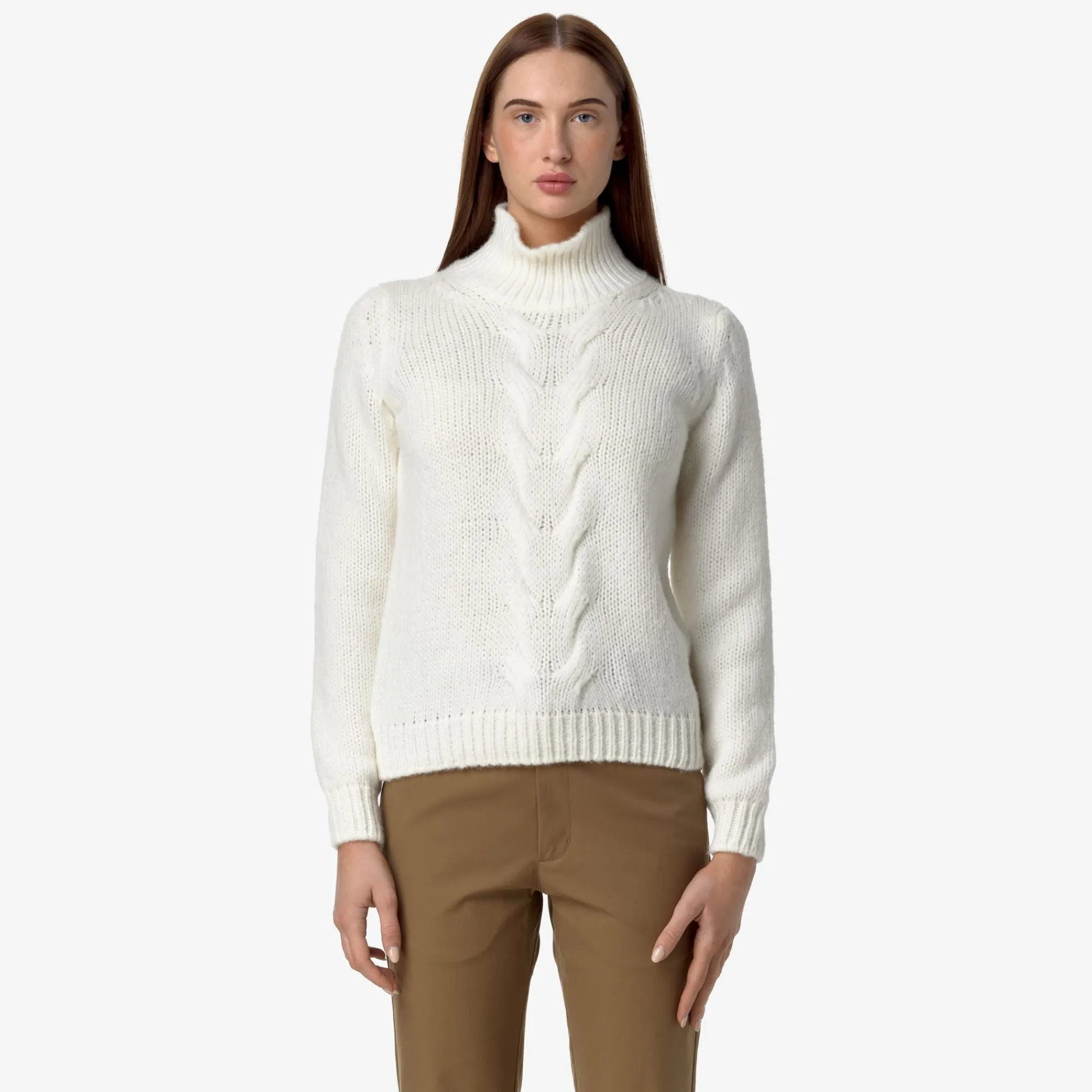 Donna K-Way Maglie E Maglioni^FUZZY WOOL MERINO BLEND