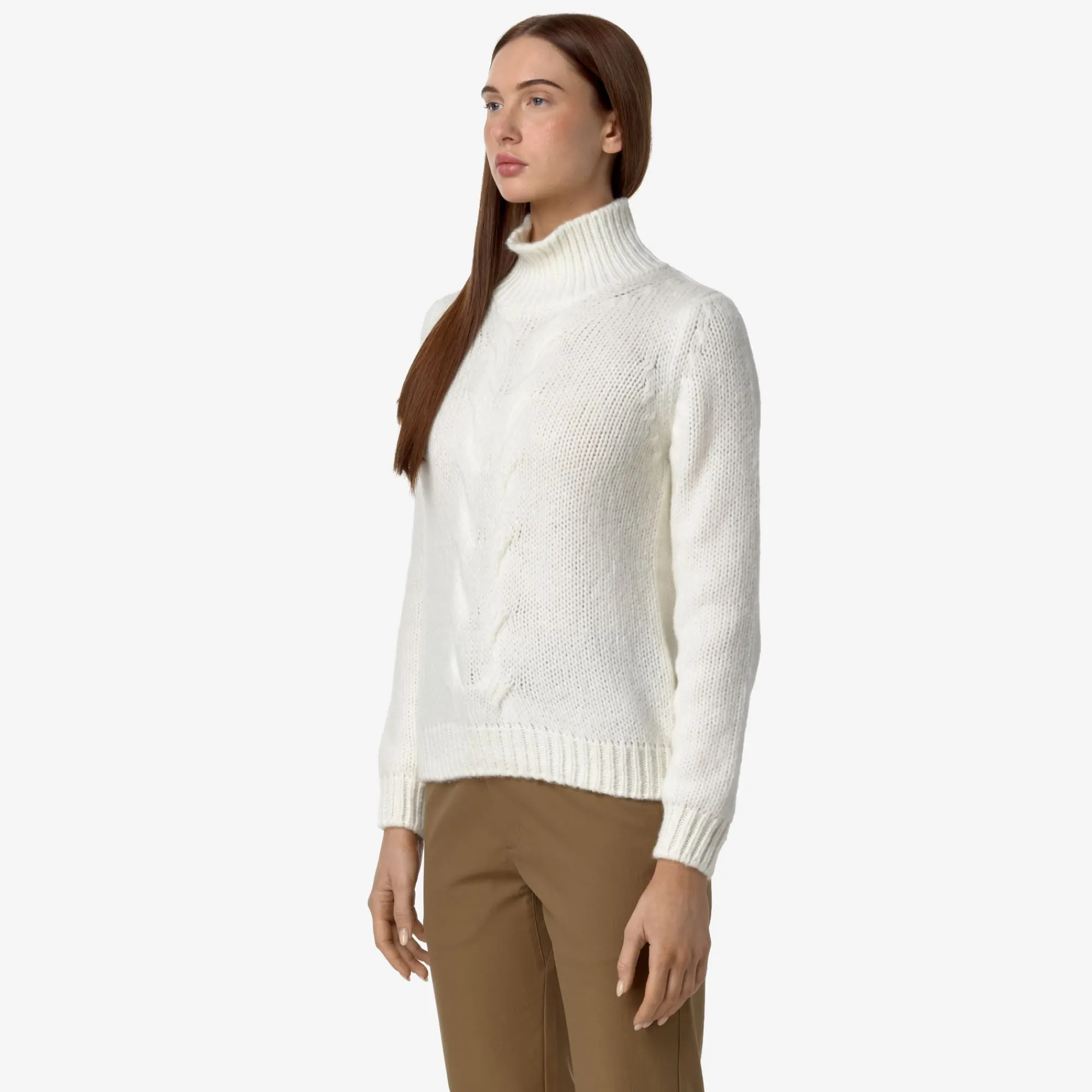 Donna K-Way Maglie E Maglioni^FUZZY WOOL MERINO BLEND