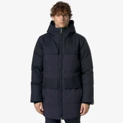 Uomo K-Way Piumini E Giacche Lunghe^HODEL FABRIC MIX