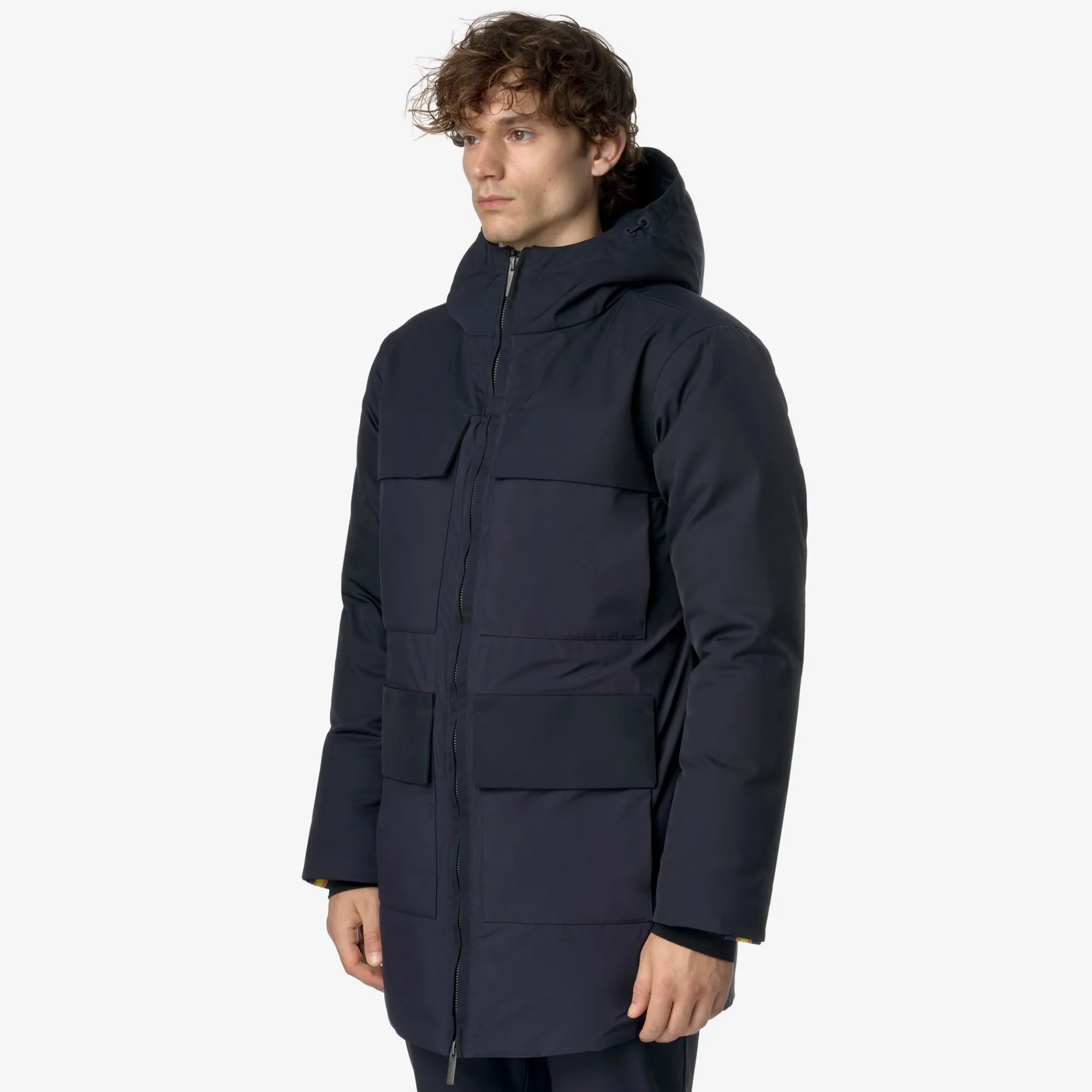 Uomo K-Way Piumini E Giacche Lunghe^HODEL FABRIC MIX