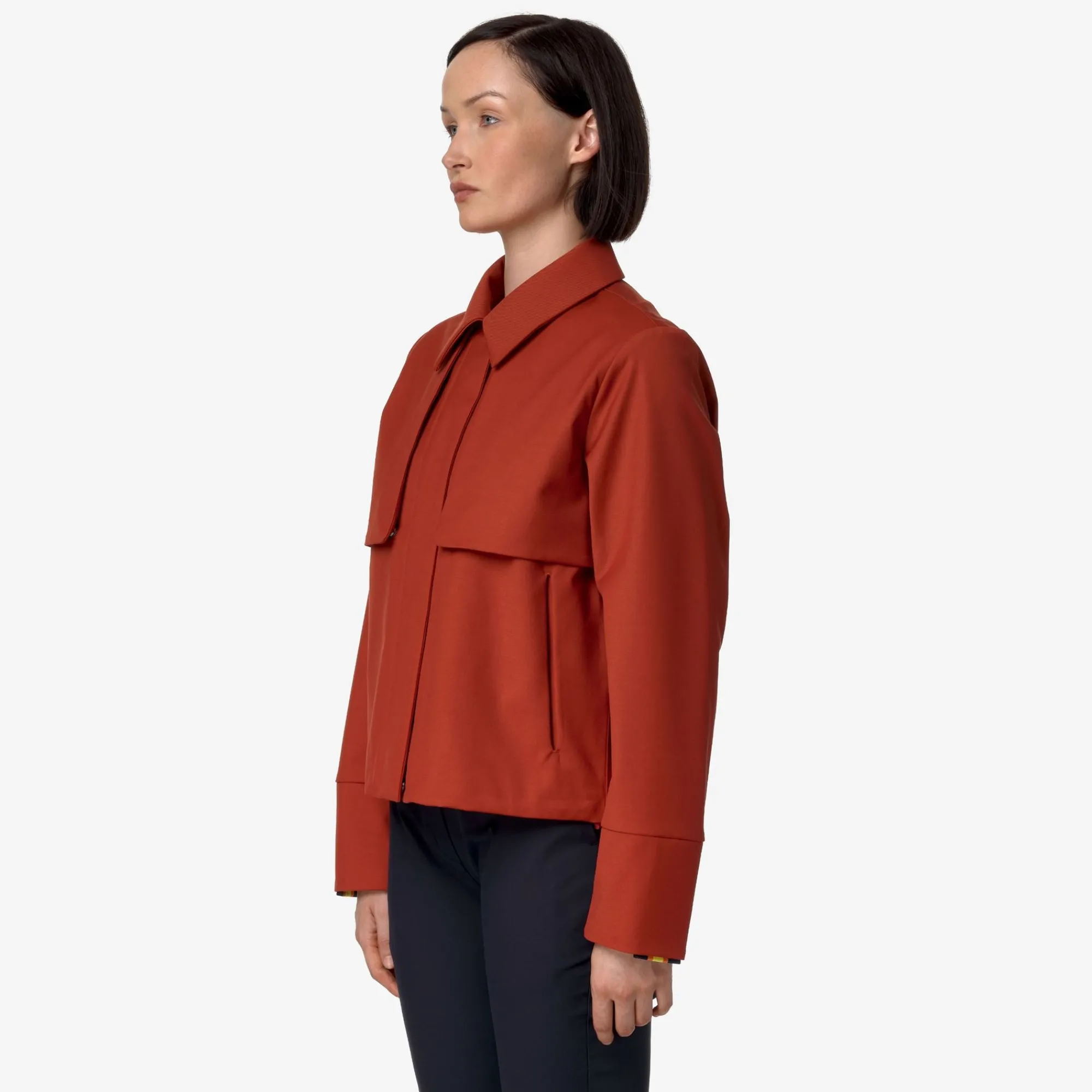 Donna K-Way Giacche Corte^ISARTHE TECH WOOL BLEND