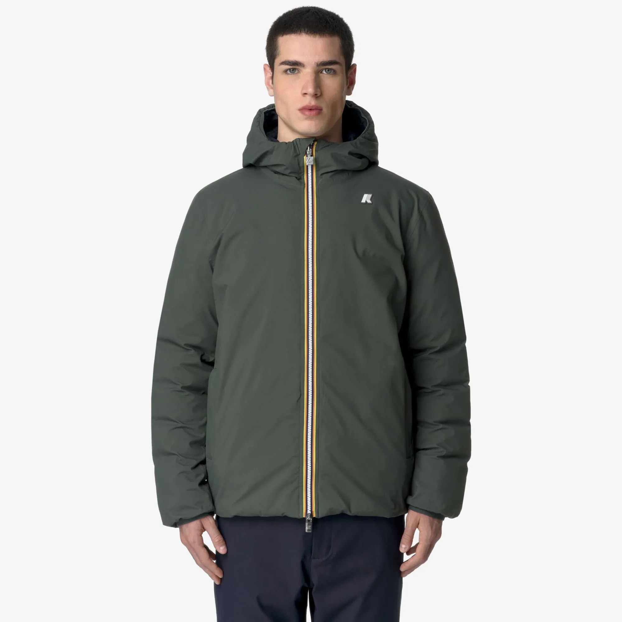 Uomo K-Way Giacche Corte^JACK ST THERMO REVERSIBLE