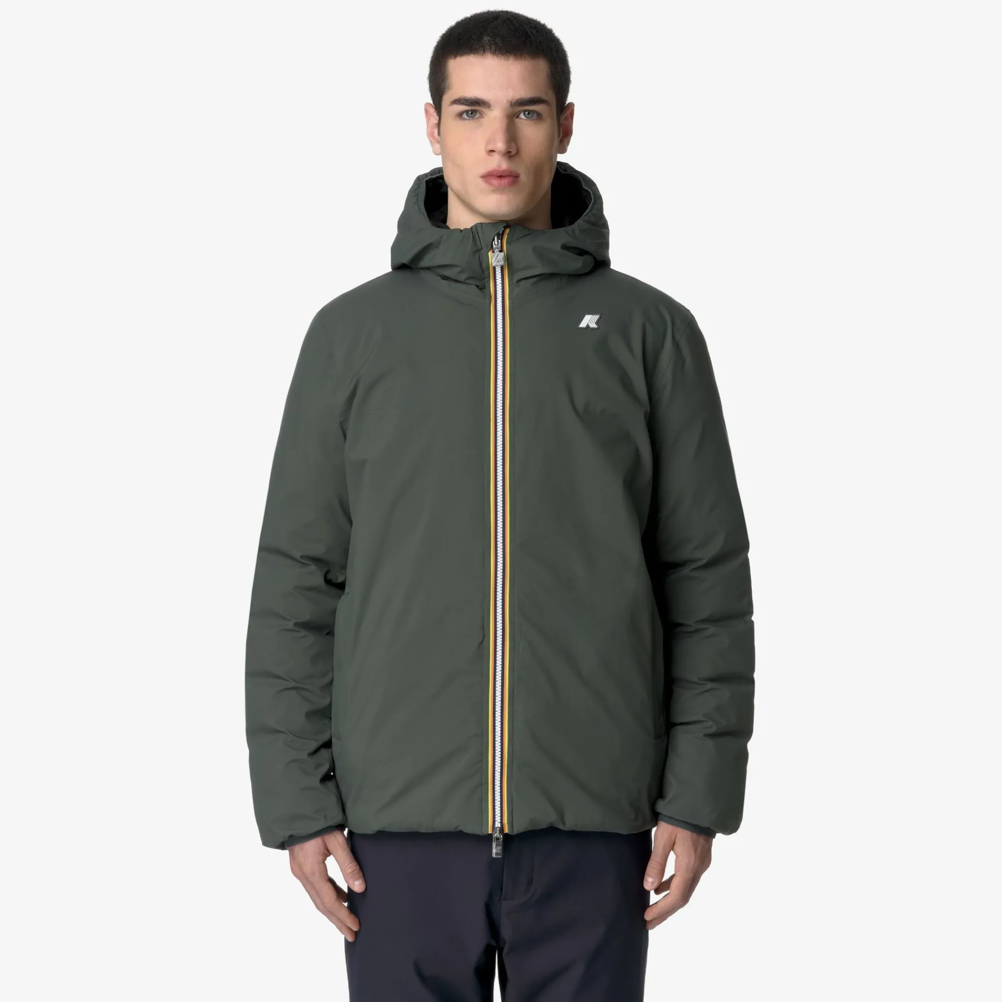 Uomo K-Way Giacche Corte^JACK ST THERMO REVERSIBLE