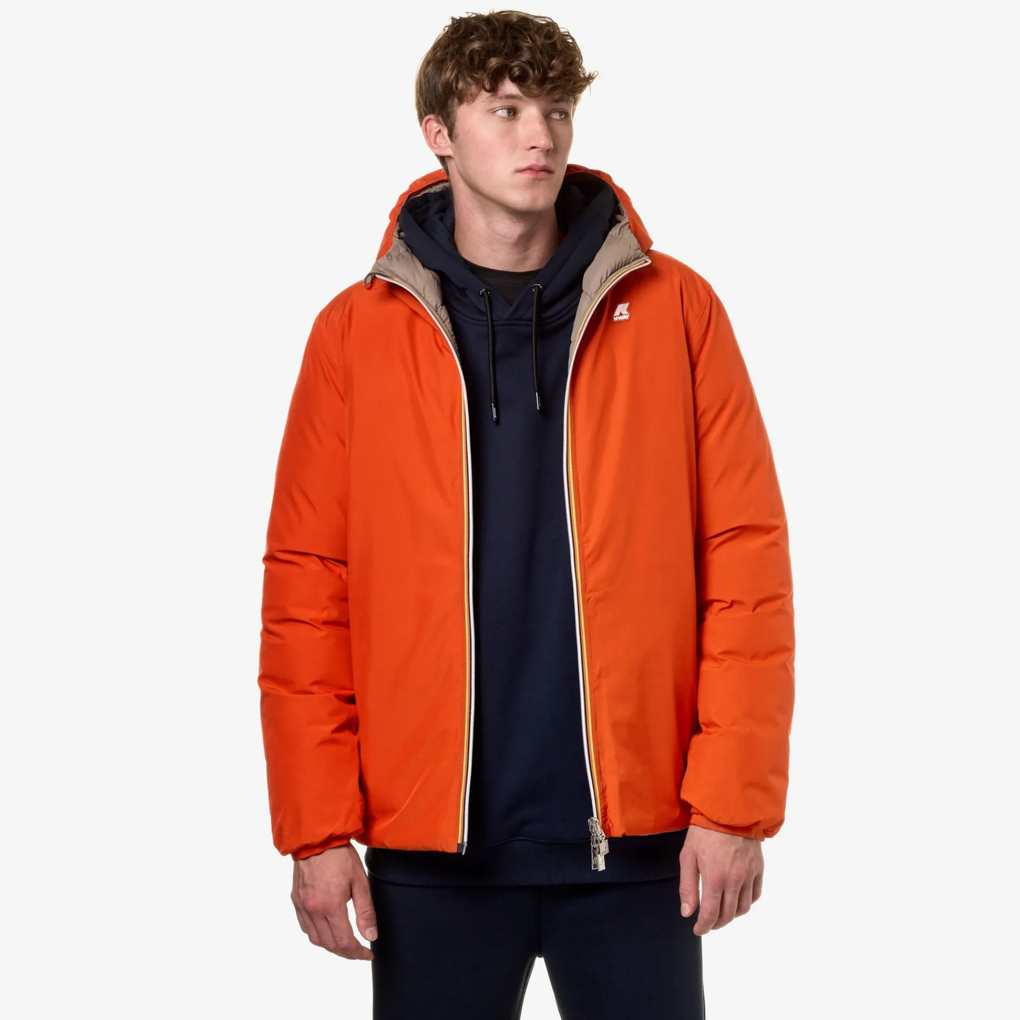 Uomo K-Way Giacche Corte^JACK ST THERMO REVERSIBLE