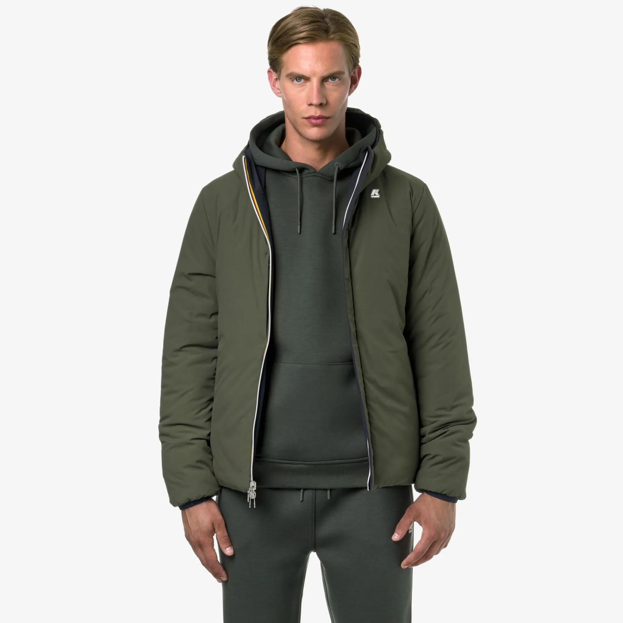 Uomo K-Way Giacche Corte^JACK ST WARM REVERSIBLE