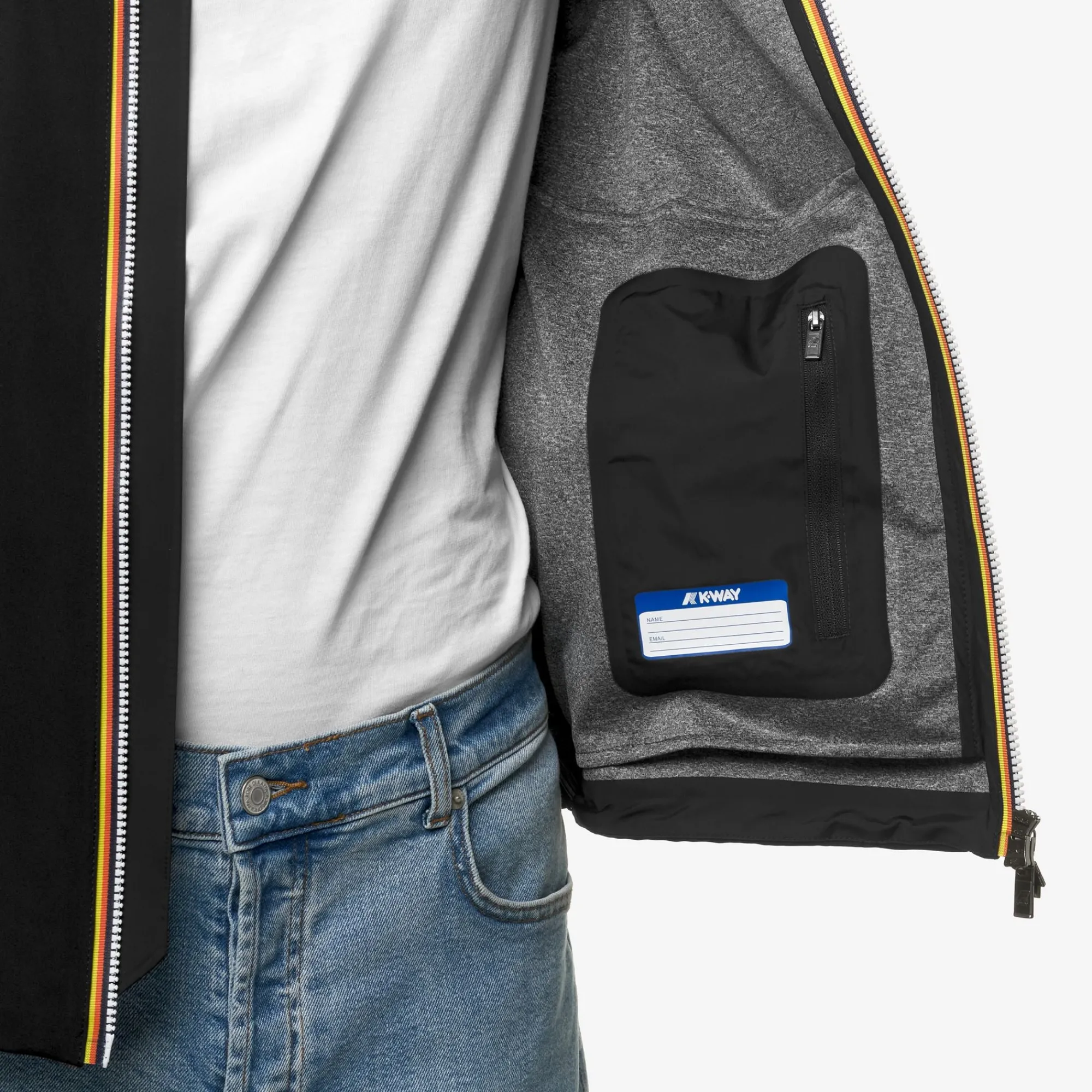 Uomo K-Way Giacche Corte^JACKO BONDED JERSEY