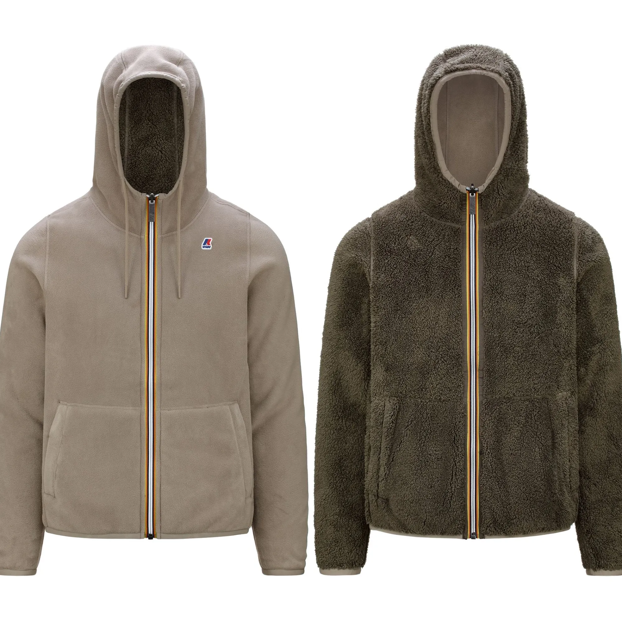 Uomo K-Way Felpe|Felpe^JACQUES POLAR REVERSIBLE