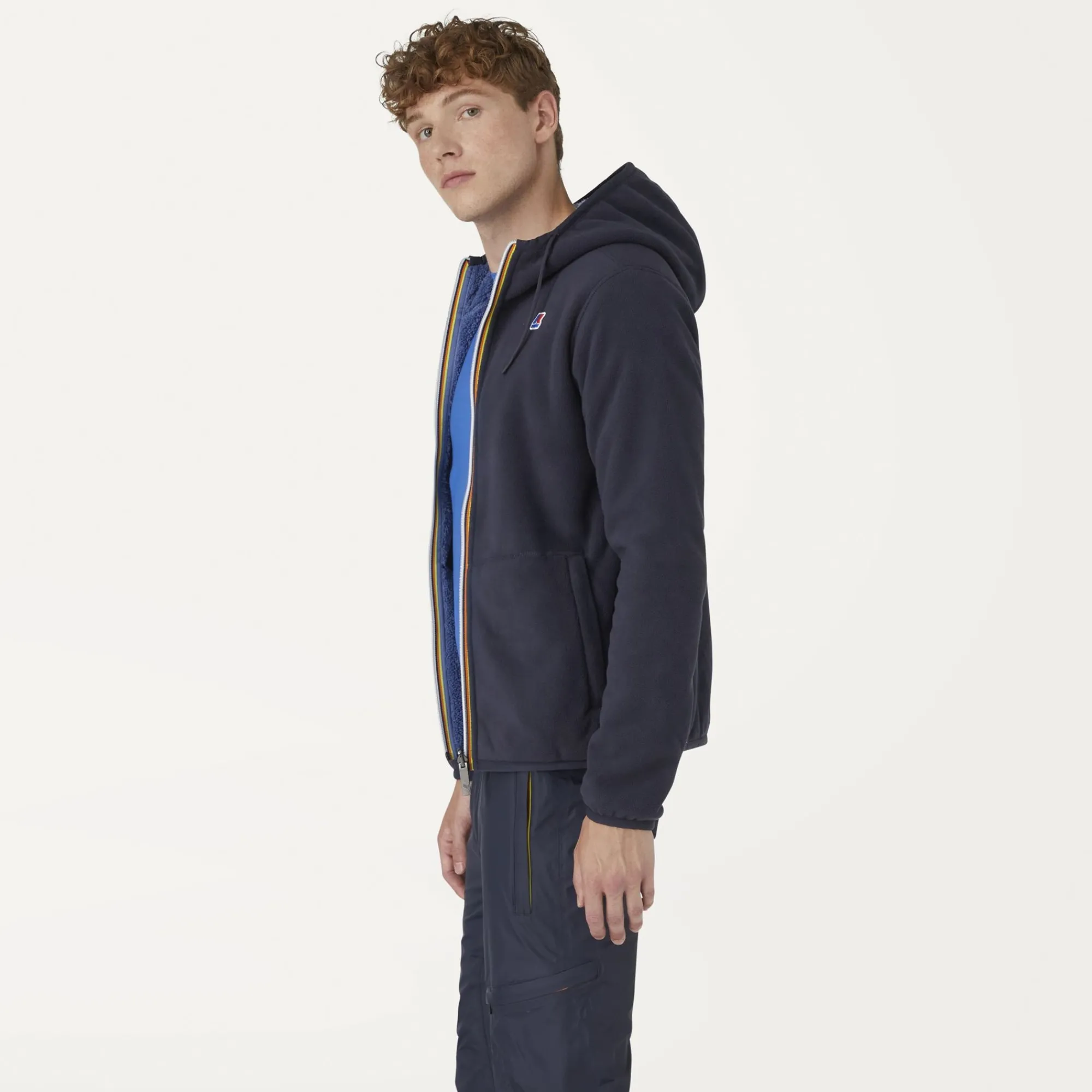 Uomo K-Way Felpe|Felpe^JACQUES POLAR REVERSIBLE