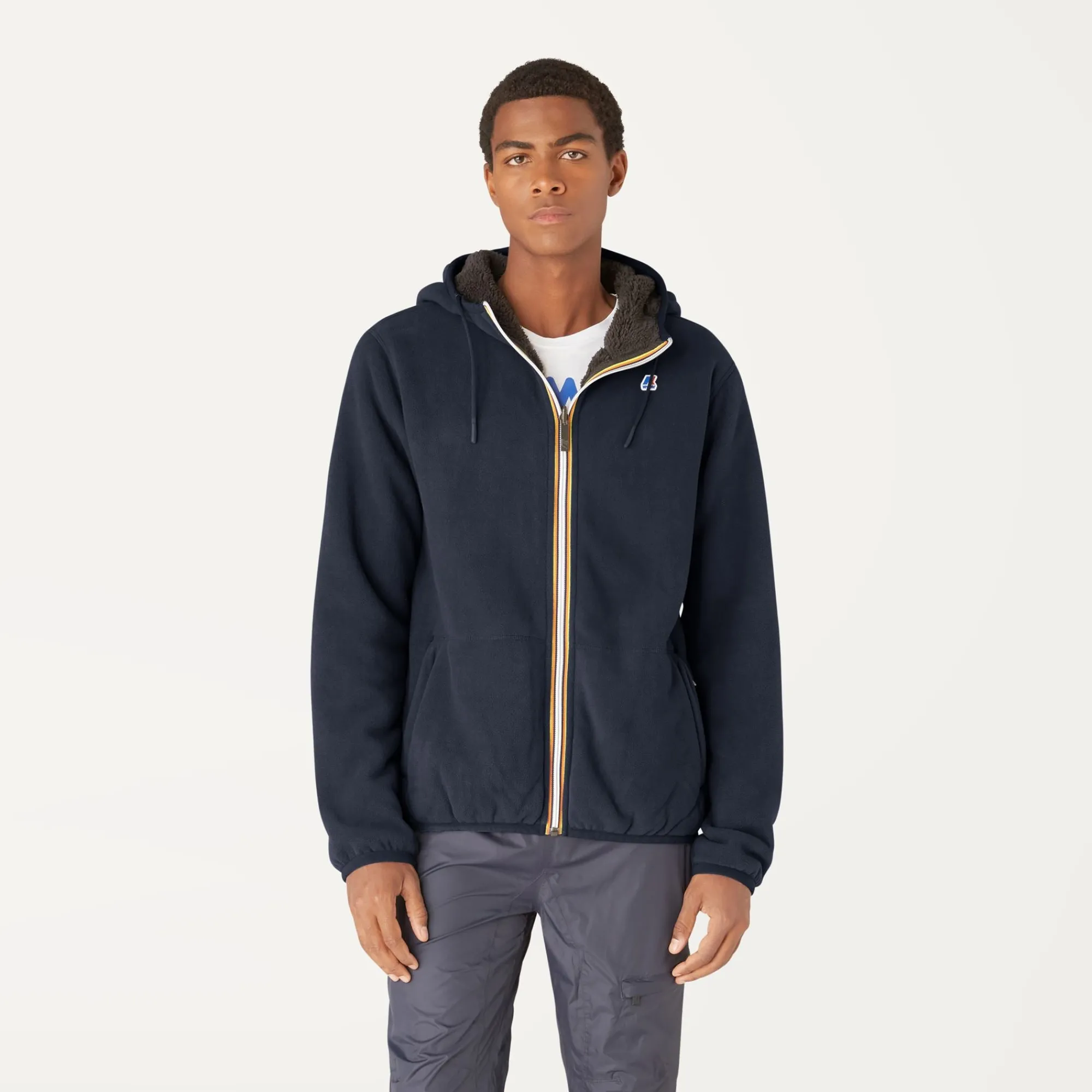 Uomo K-Way Felpe^JACQUES POLAR REVERSIBLE