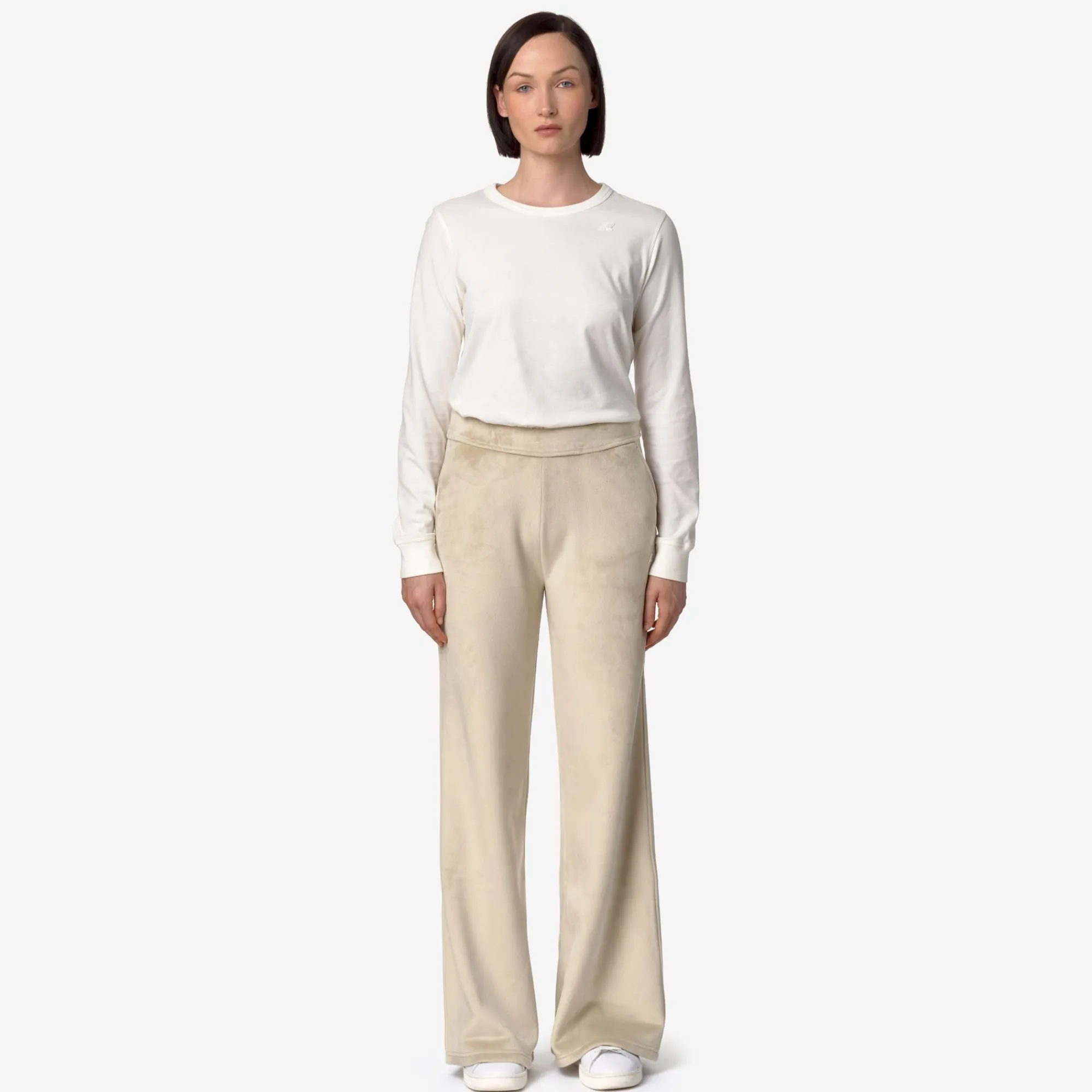 Donna K-Way Pantaloni^JENNY VELOUR POLAR