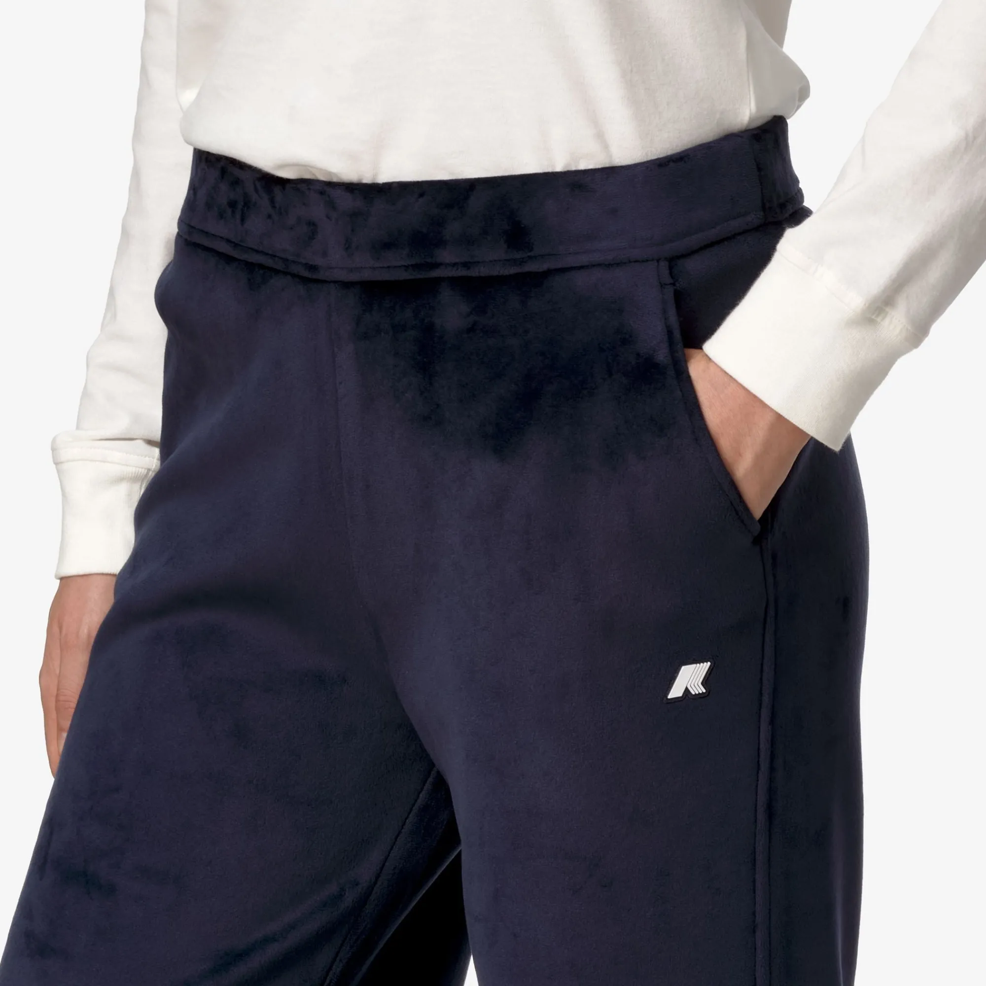 Donna K-Way Pantaloni^JENNY VELOUR POLAR