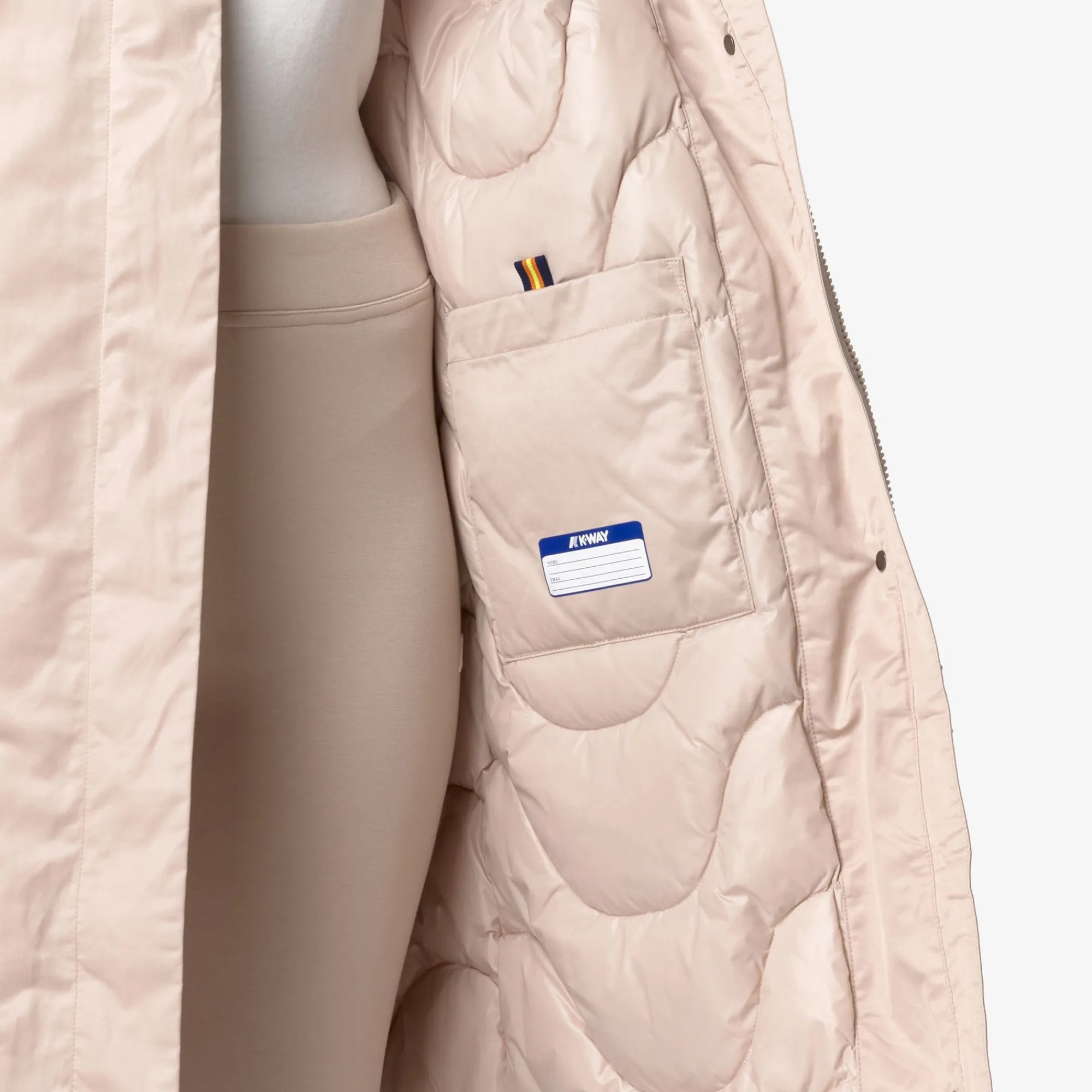Donna K-Way Piumini E Giacche Lunghe^KALISI SATIN THERMO
