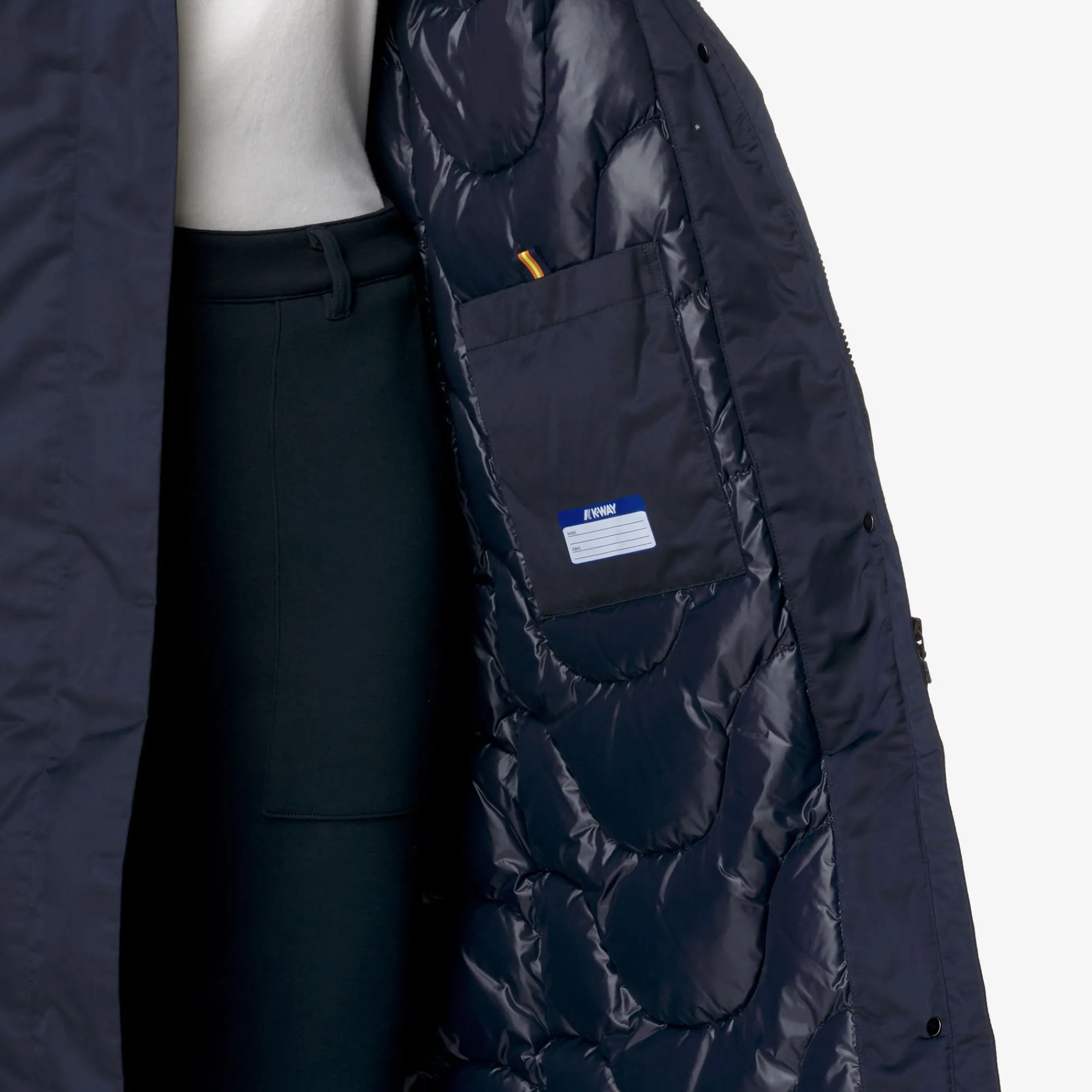 Donna K-Way Piumini E Giacche Lunghe^KALISI SATIN THERMO