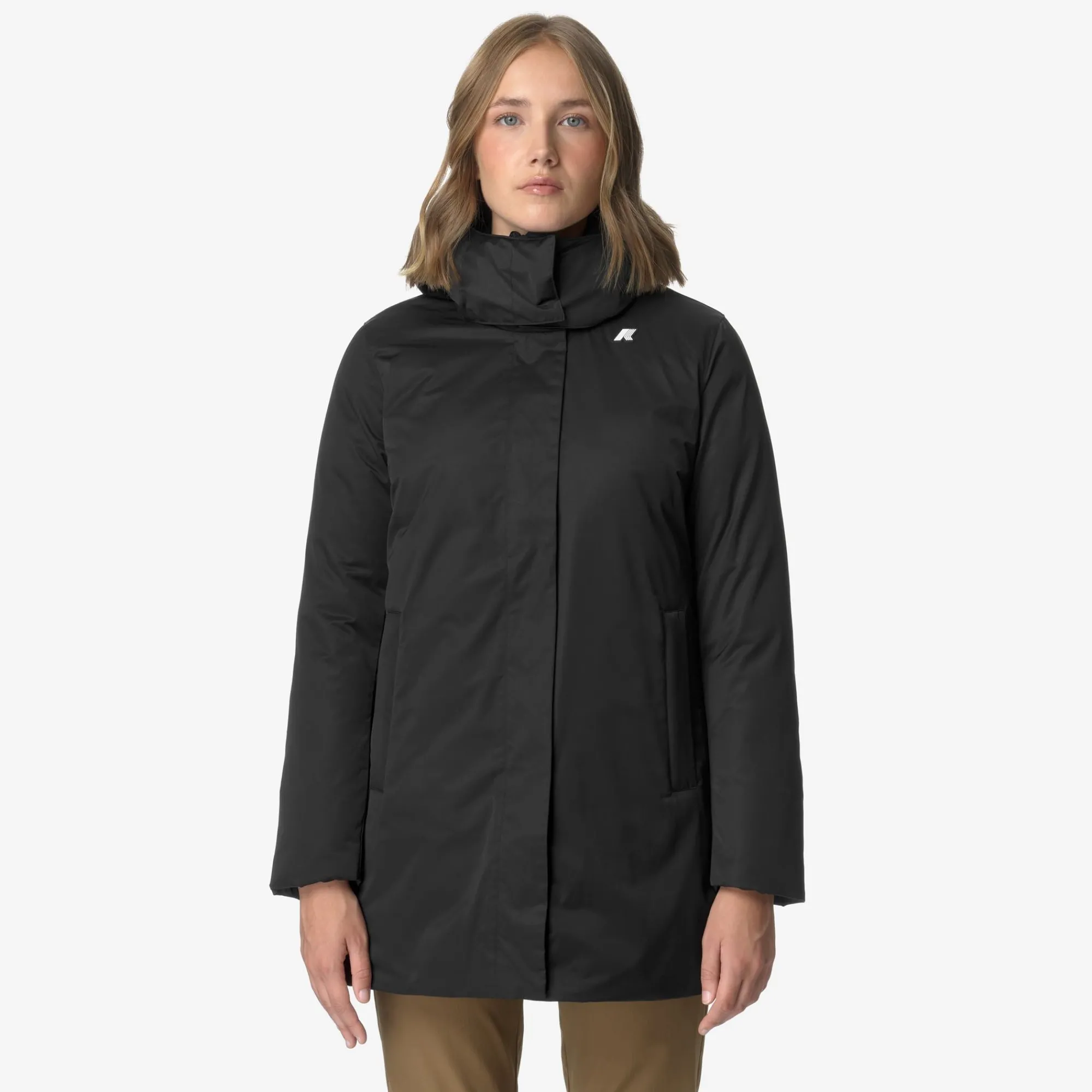 Donna K-Way Piumini E Giacche Lunghe^KALUA SATIN THERMO