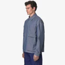 Uomo K-Way Giacche Corte^KAYEL CHAMBRAY 3L