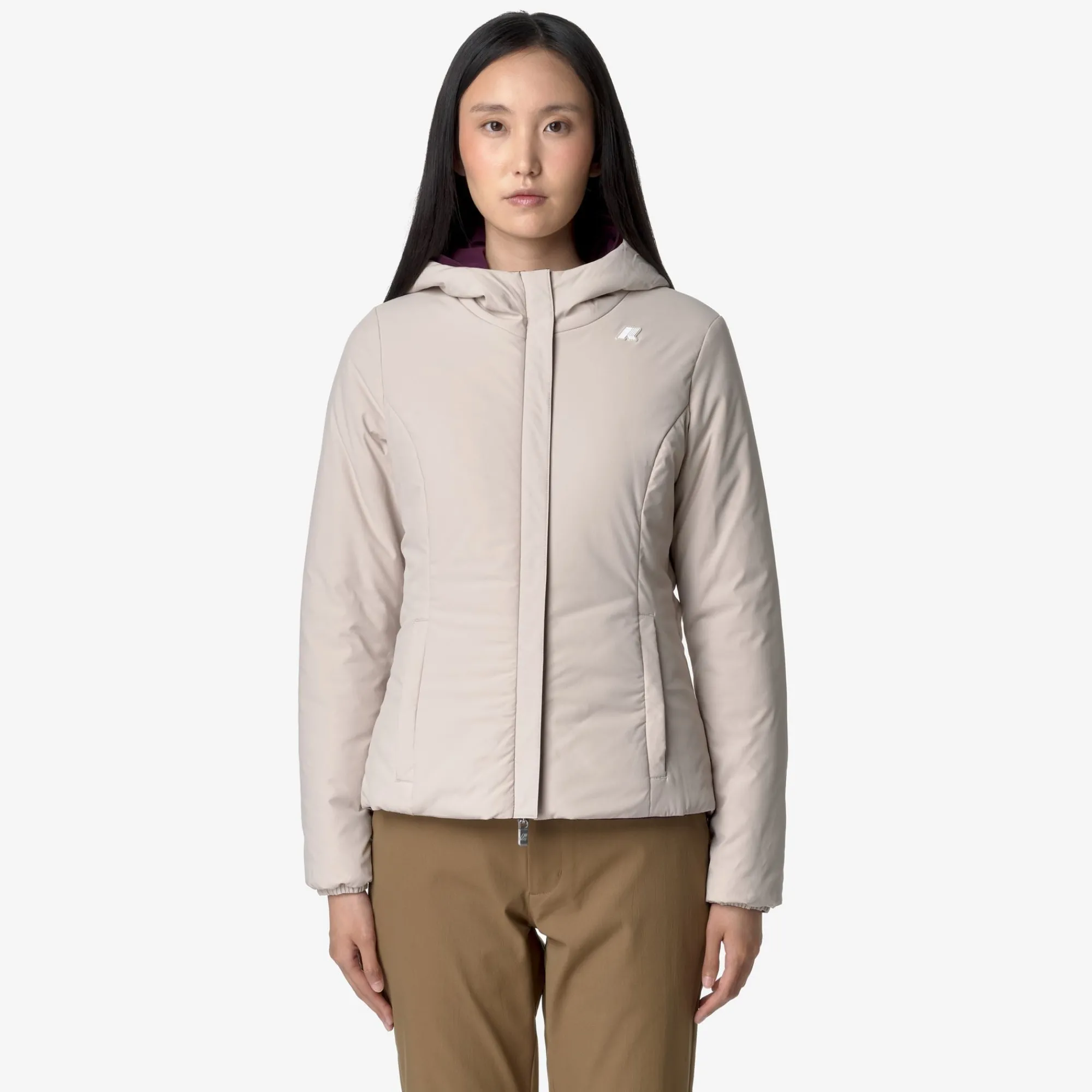 Donna K-Way Giacche Corte^LILY ST WARM REVERSIBLE