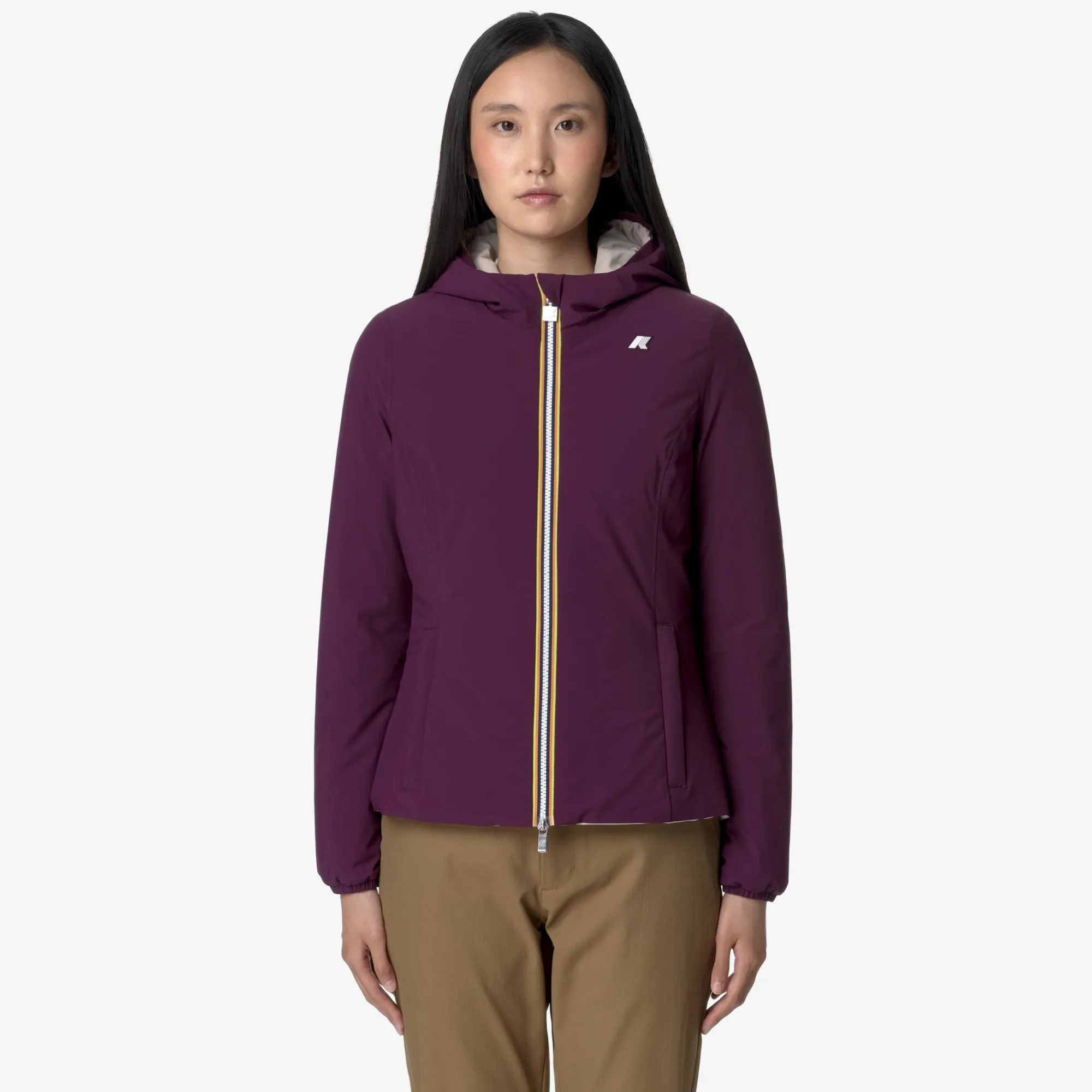 Donna K-Way Giacche Corte^LILY ST WARM REVERSIBLE