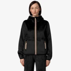 Donna K-Way Felpe^LILY VELOUR POLAR REVERSIBLE