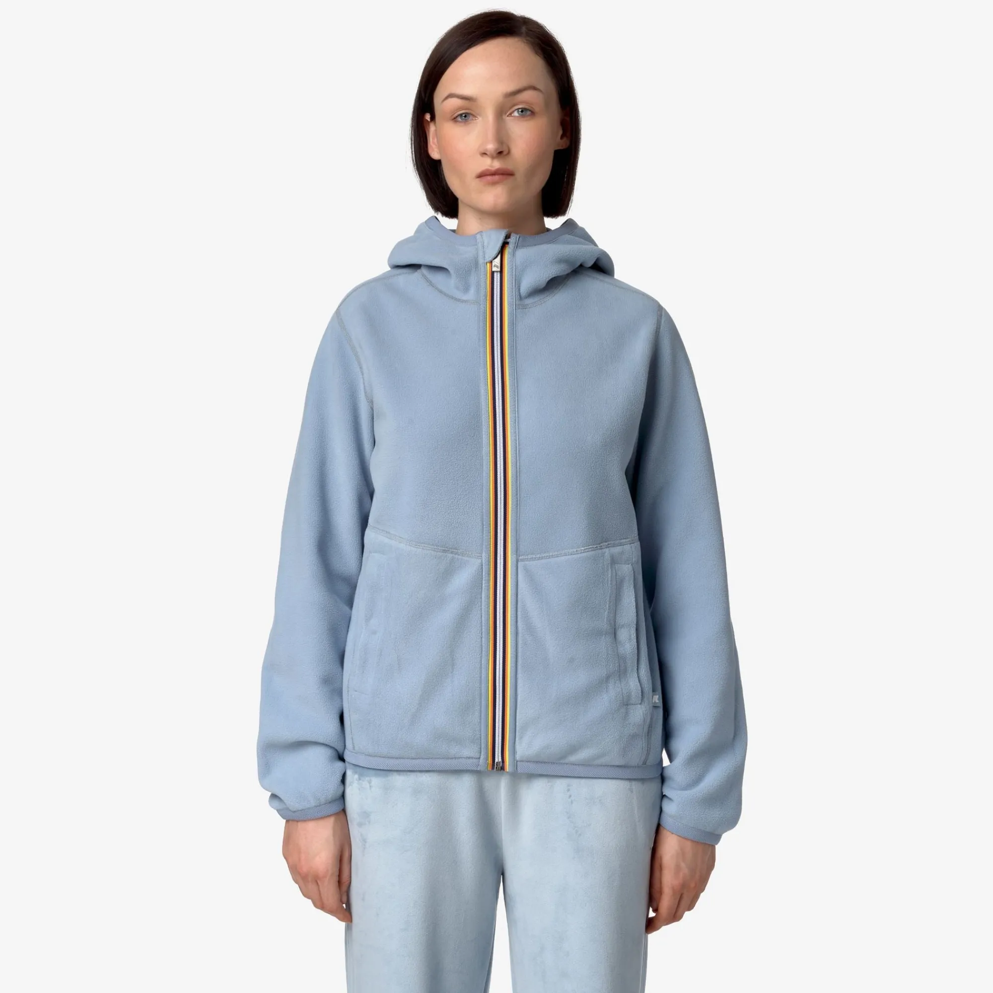 Donna K-Way Felpe^LILY VELOUR POLAR REVERSIBLE