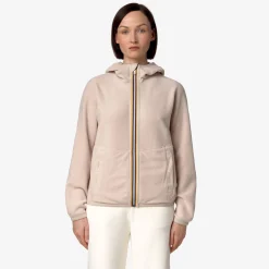 Donna K-Way Felpe^LILY VELOUR POLAR REVERSIBLE