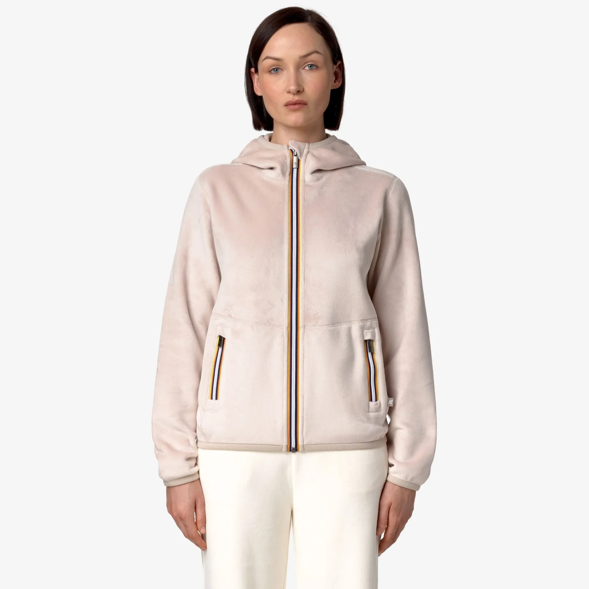 Donna K-Way Felpe^LILY VELOUR POLAR REVERSIBLE