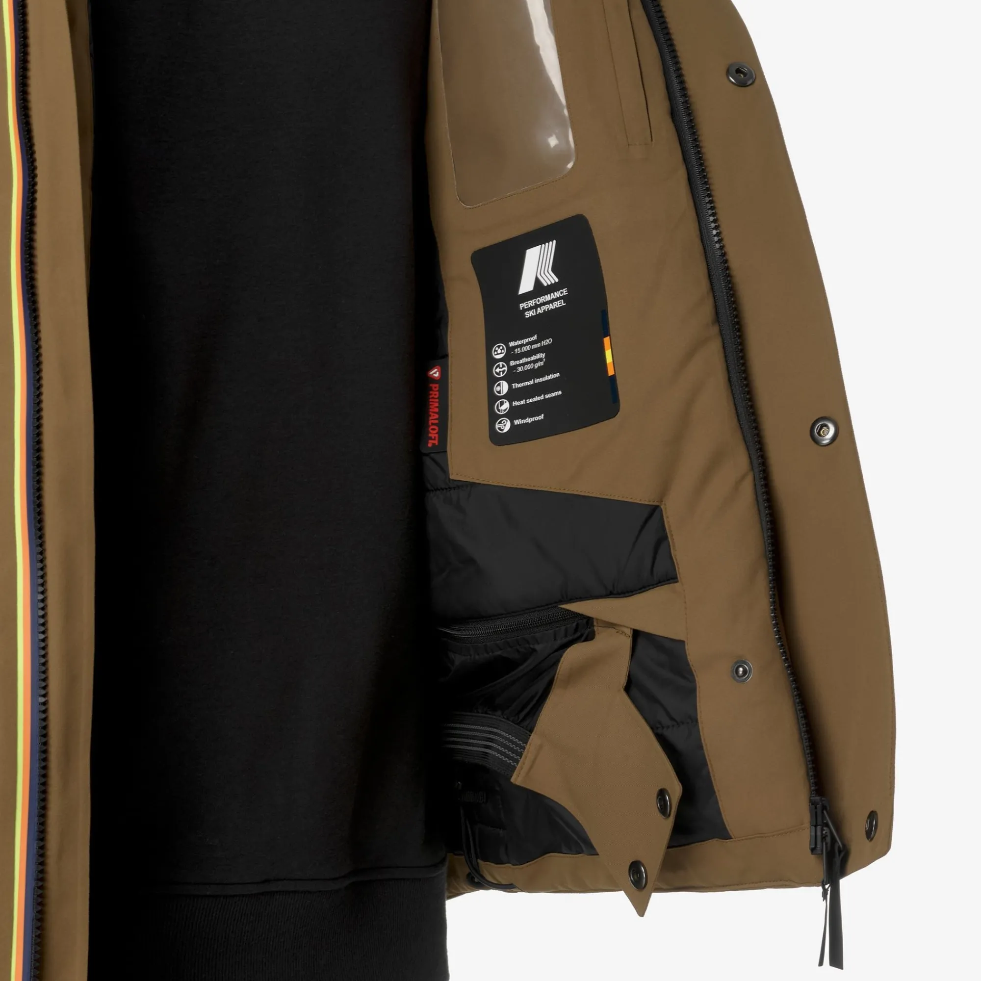 Uomo K-Way Piumini E Giacche Lunghe^MALAMOT MICROTWILL 2L