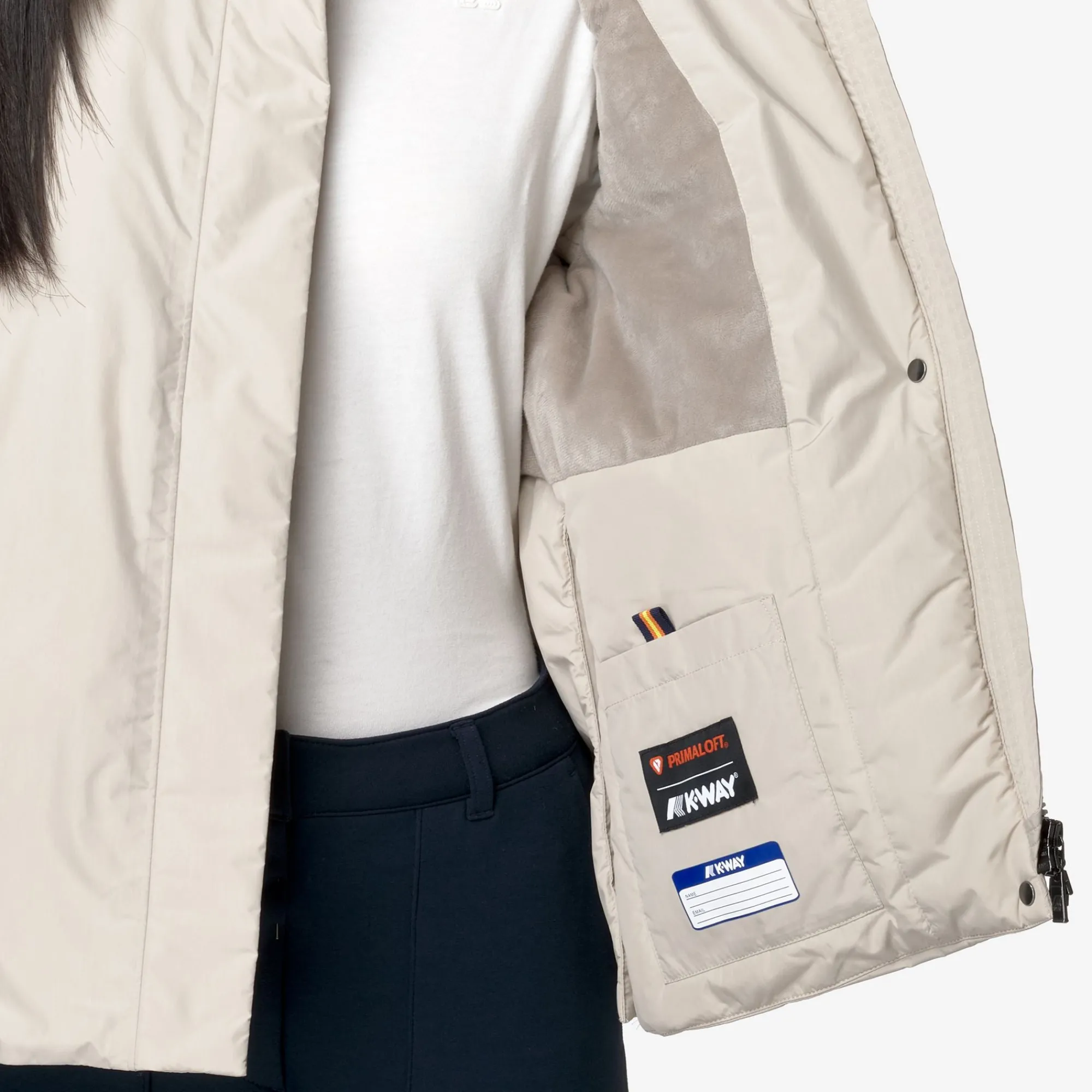 Donna K-Way Giacche Corte^MARLETTE SOFT TOUCH MARMOTTA