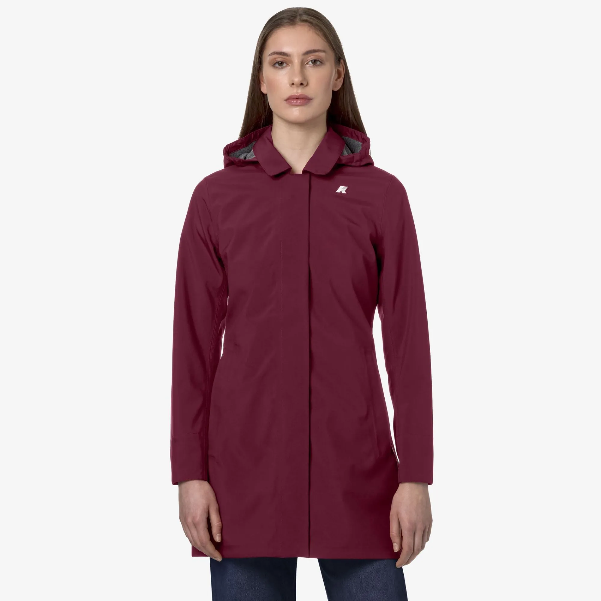 Donna K-Way Piumini E Giacche Lunghe^MATHY BONDED JERSEY