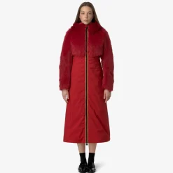 Donna K-Way Piumini E Giacche Lunghe^MENIL ECO FUR BONDED