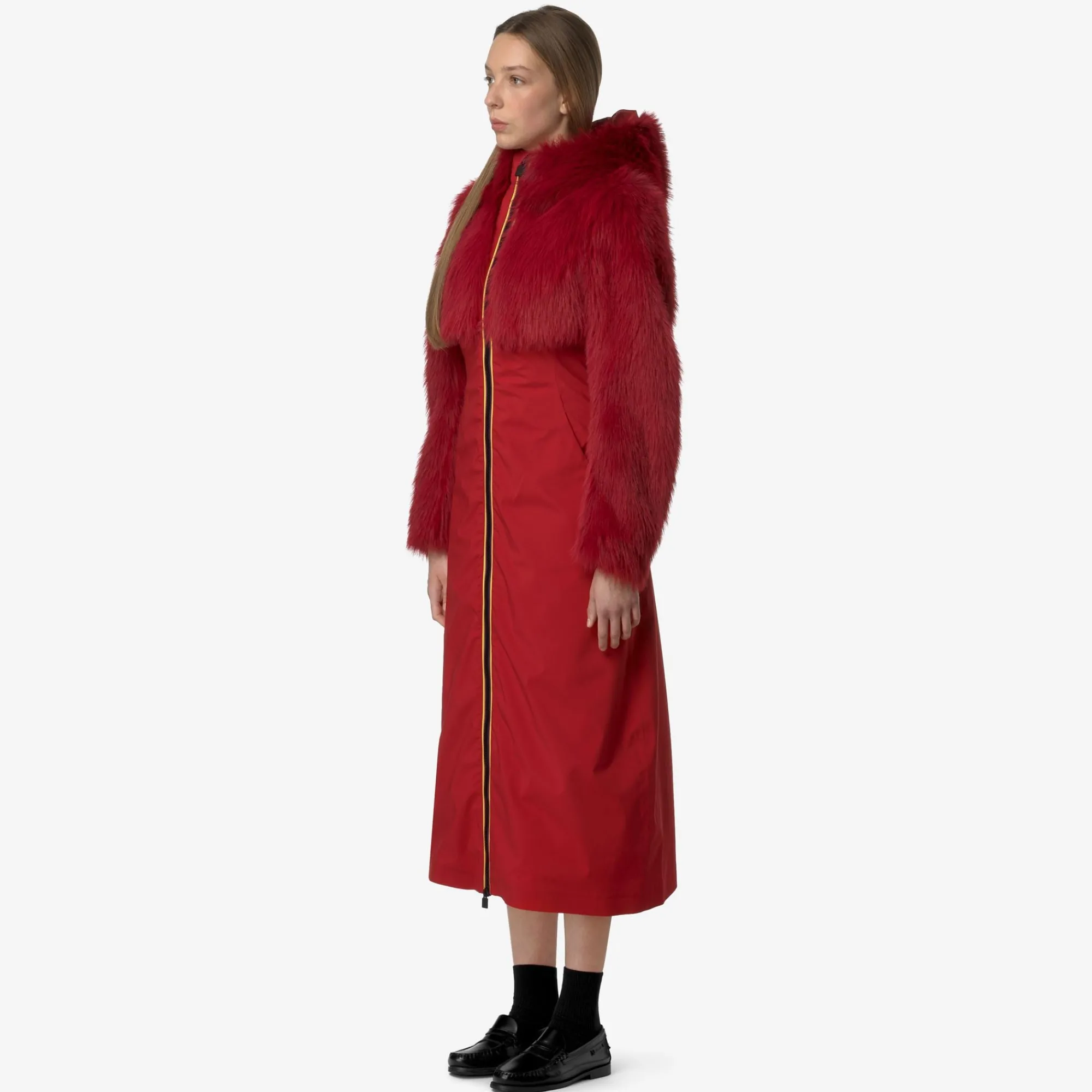 Donna K-Way Piumini E Giacche Lunghe^MENIL ECO FUR BONDED
